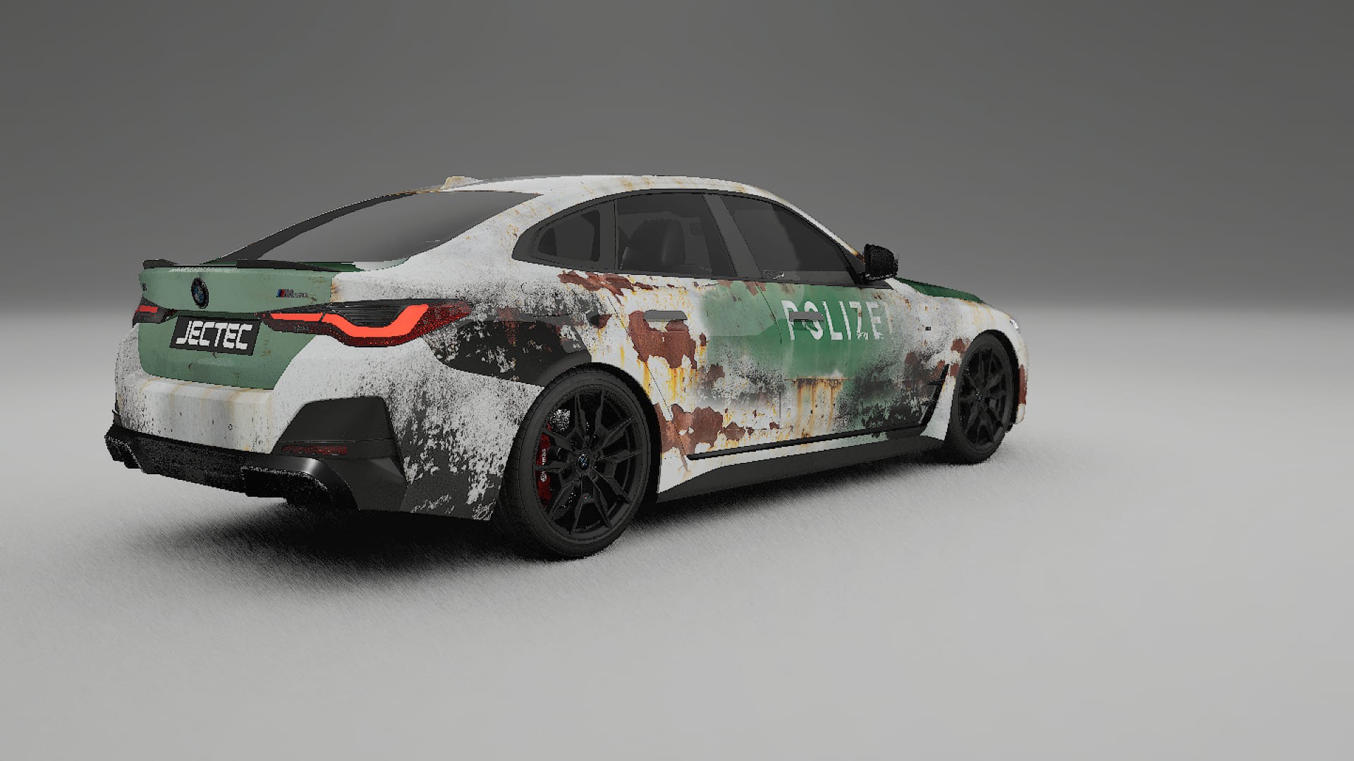 BMW I4 G26 M-Package COBRA 11 – Designový Wrap PPF Fólie na auto - tisknutelný polyuretan