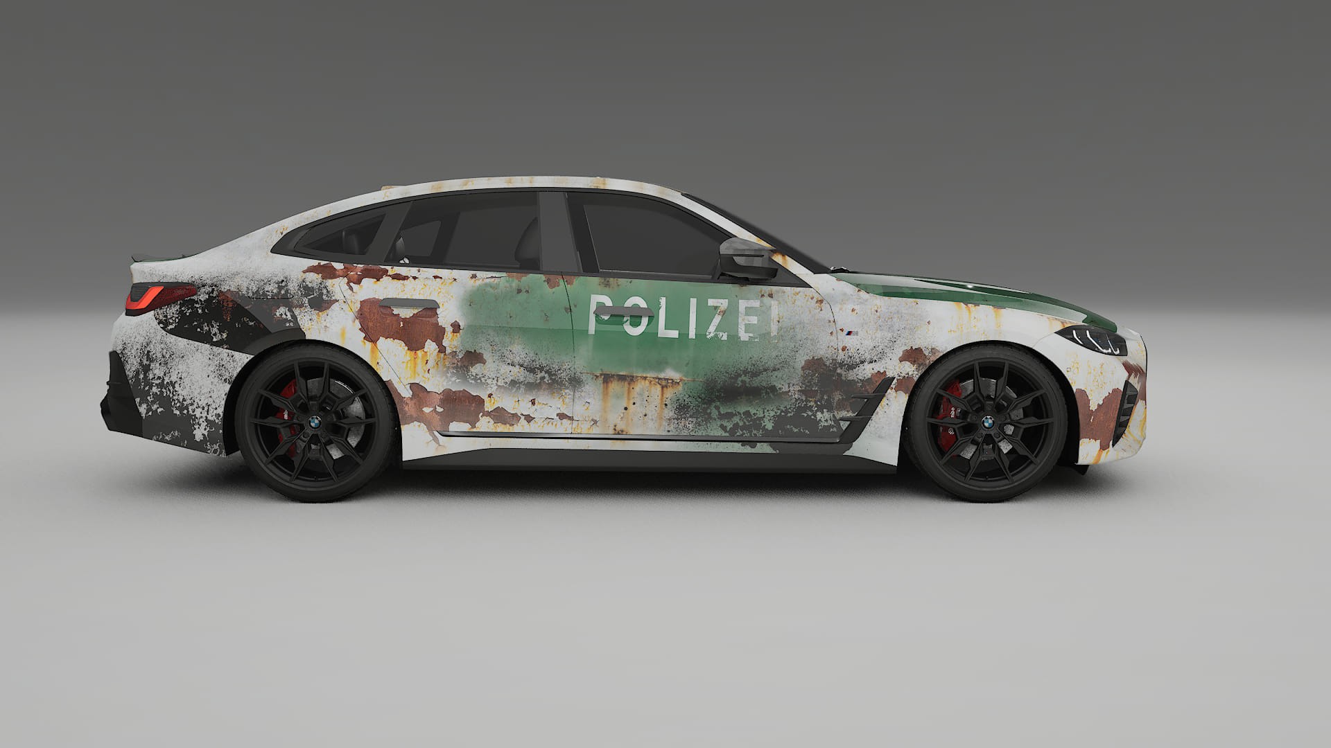BMW I4 G26 M-Package COBRA 11 – Designový Wrap PPF Fólie na auto - tisknutelný polyuretan