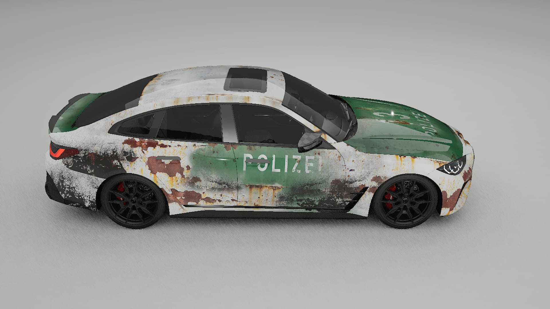 BMW I4 G26 M-Package COBRA 11 – Designový Wrap PPF Fólie na auto - tisknutelný polyuretan