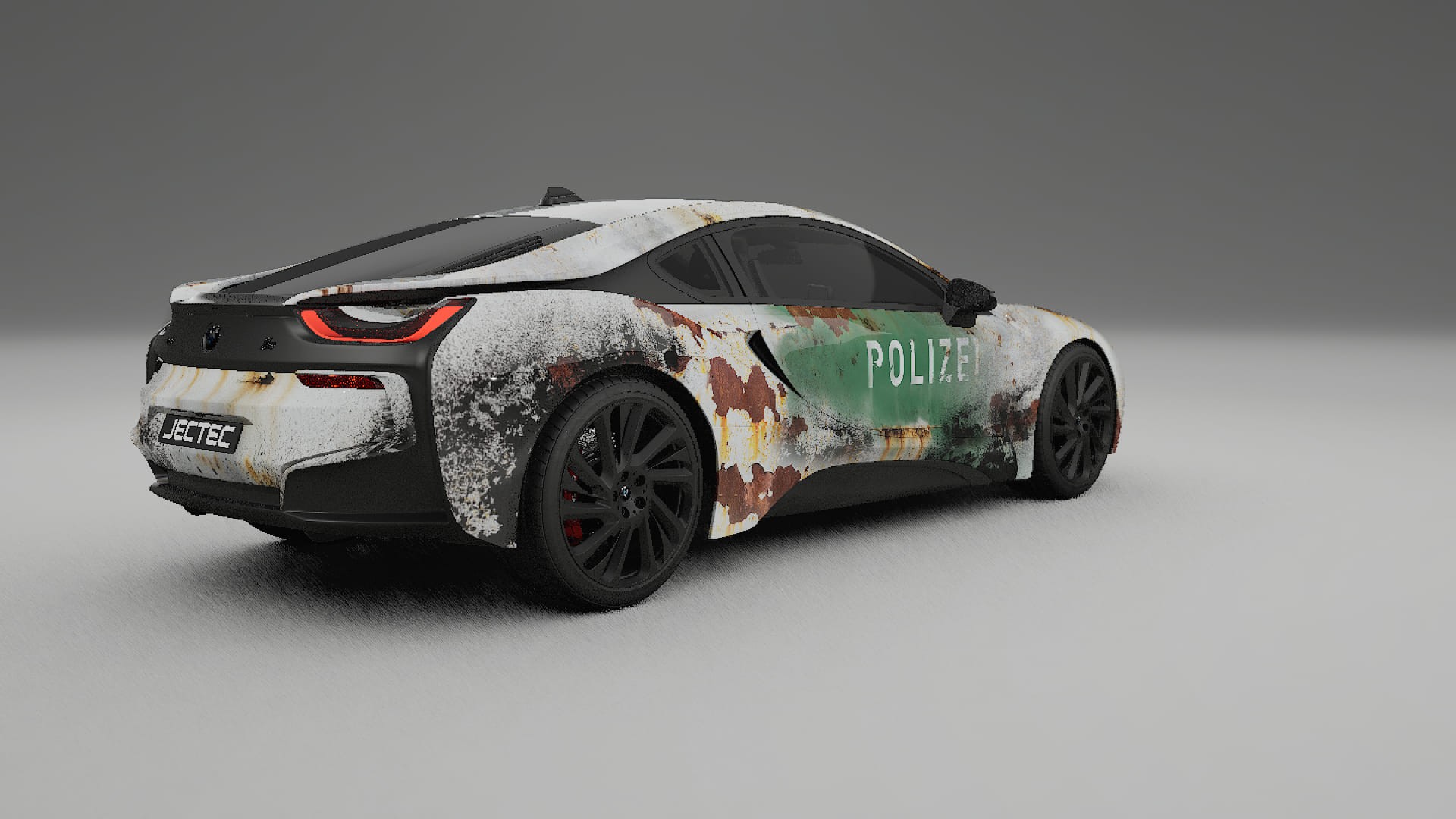BMW I8 I12 COBRA 11 – Designový Wrap PPF Fólie na auto - tisknutelný polyuretan