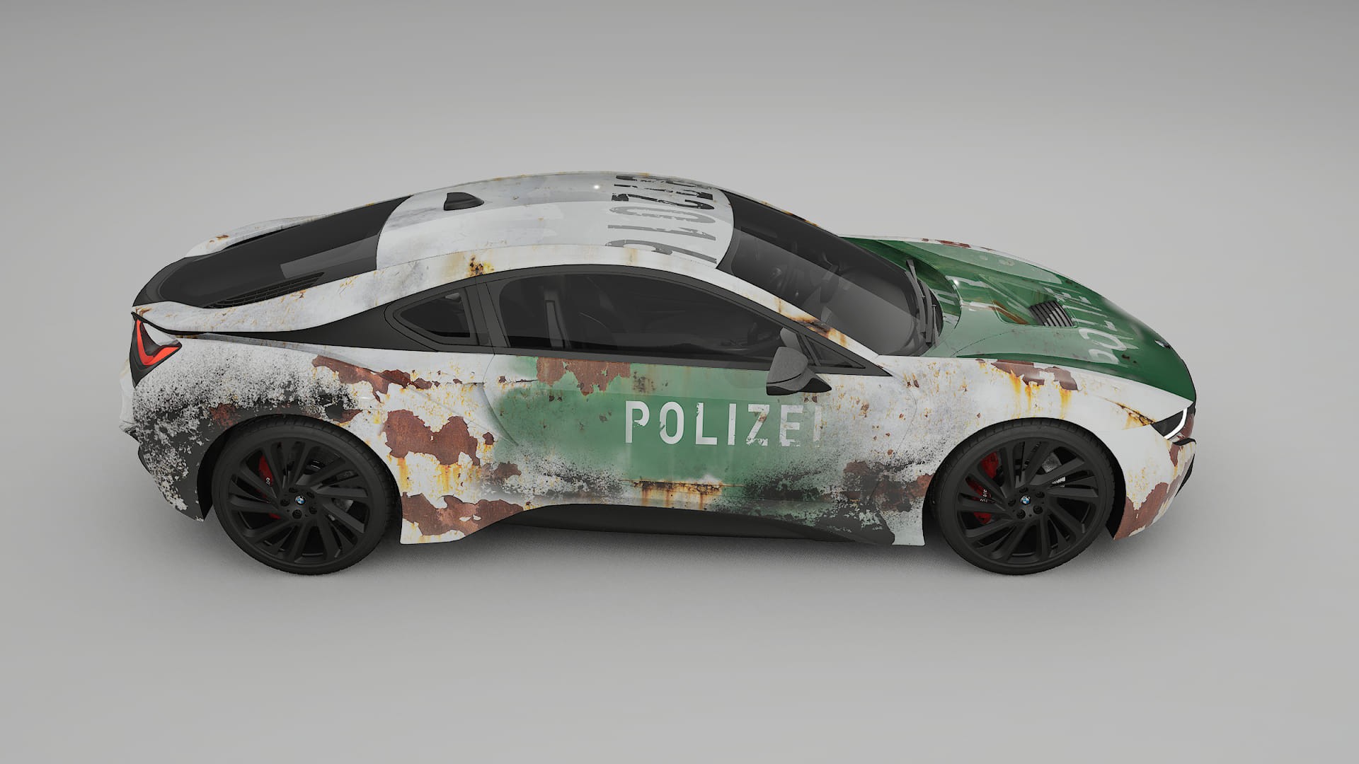 BMW I8 I12 COBRA 11 – Designový Wrap PPF Fólie na auto - tisknutelný polyuretan
