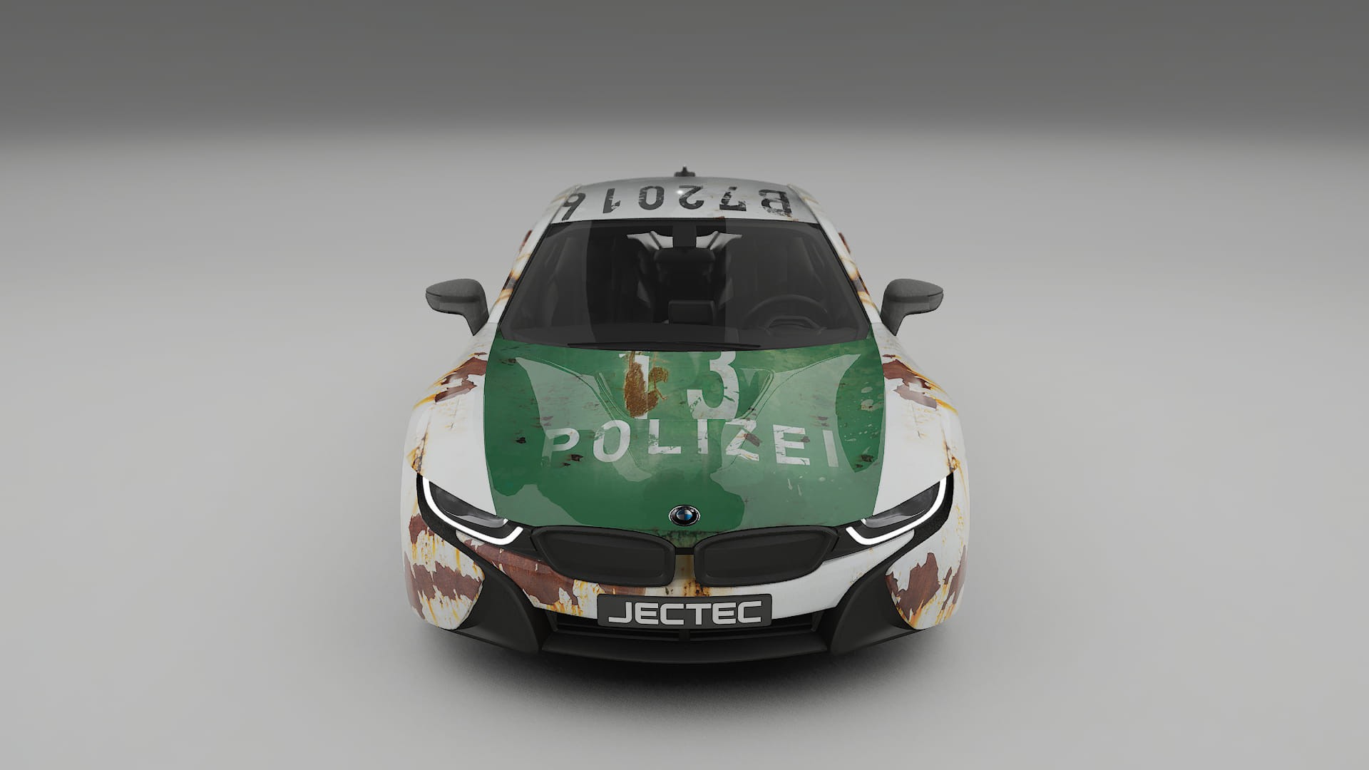 BMW I8 I12 COBRA 11 – Designový Wrap PPF Fólie na auto - tisknutelný polyuretan