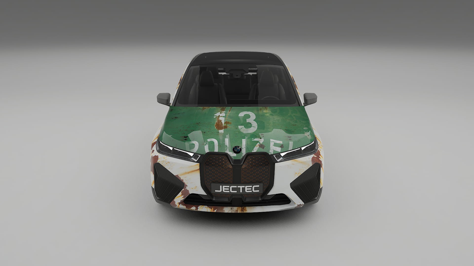 BMW iX M60 COBRA 11 – Designový Wrap PPF Fólie na auto - tisknutelný polyuretan