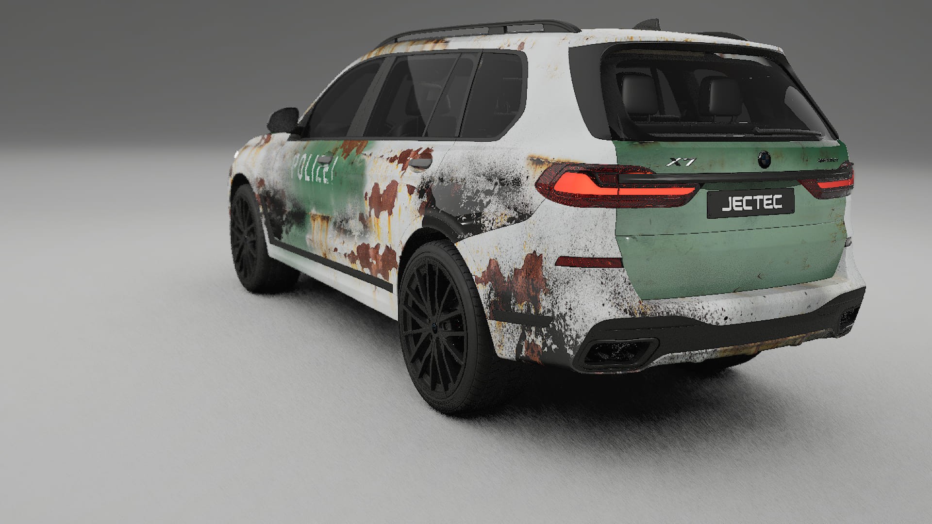 BMW X7 M G07 COBRA 11 – Designový Wrap PPF Fólie na auto - tisknutelný polyuretan