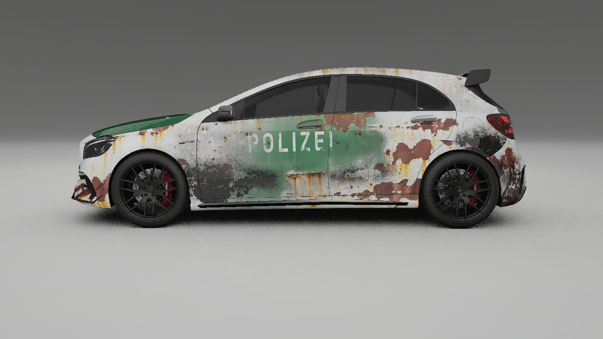 Mercedes A45 AMG W176 COBRA 11 – Designový Wrap PPF Fólie na auto - tisknutelný polyuretan