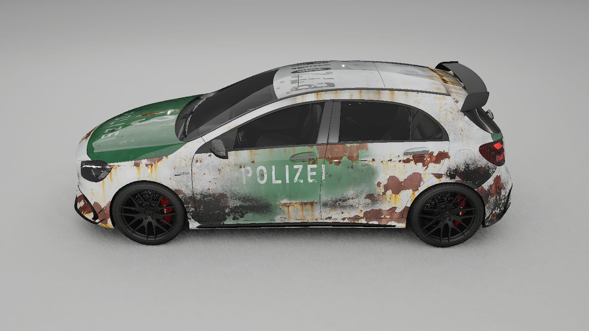 Mercedes A45 AMG W176 COBRA 11 – Designový Wrap PPF Fólie na auto - tisknutelný polyuretan