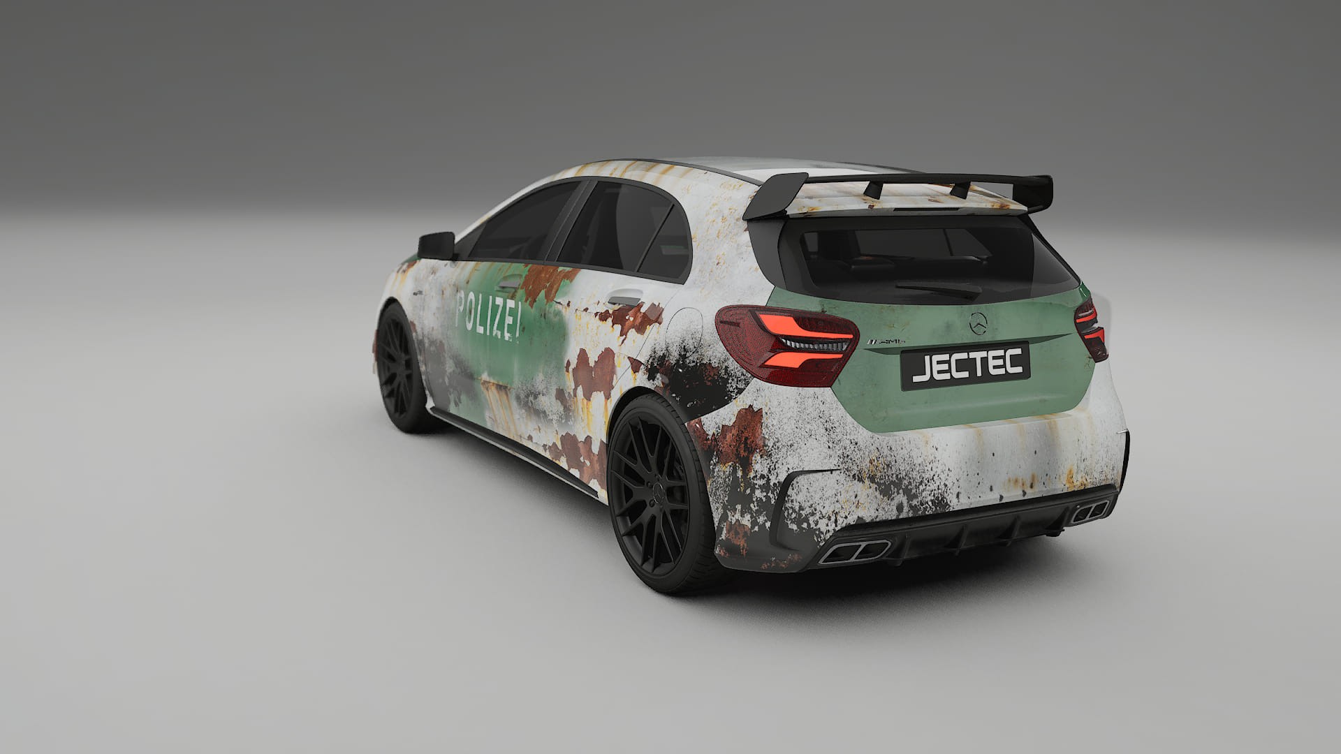 Mercedes A45 AMG W176 COBRA 11 – Designový Wrap PPF Fólie na auto - tisknutelný polyuretan