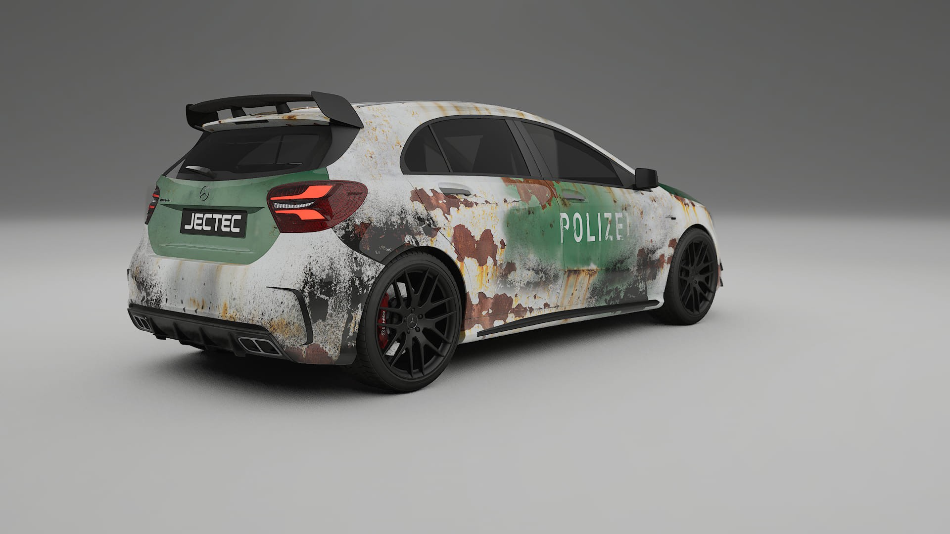 Mercedes A45 AMG W176 COBRA 11 – Designový Wrap PPF Fólie na auto - tisknutelný polyuretan
