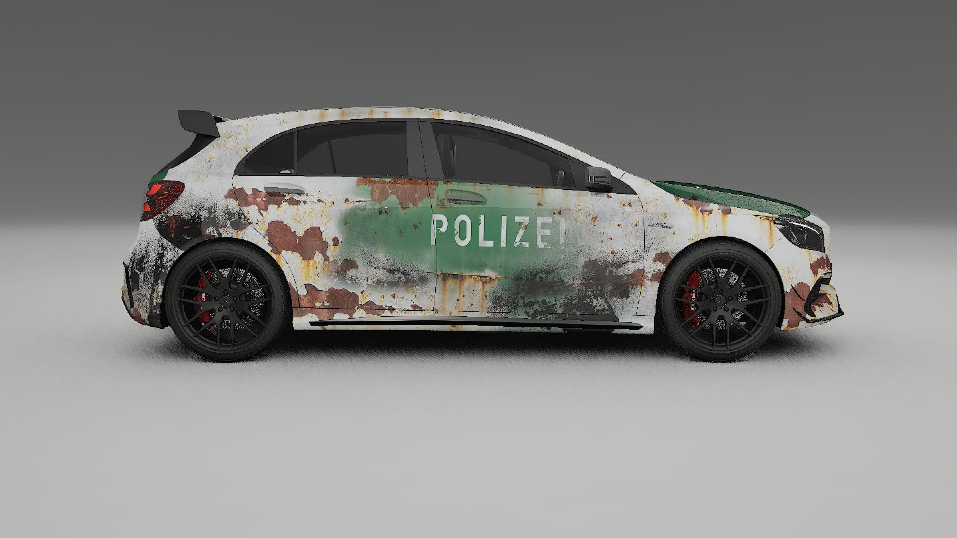 Mercedes A45 AMG W176 COBRA 11 – Designový Wrap PPF Fólie na auto - tisknutelný polyuretan