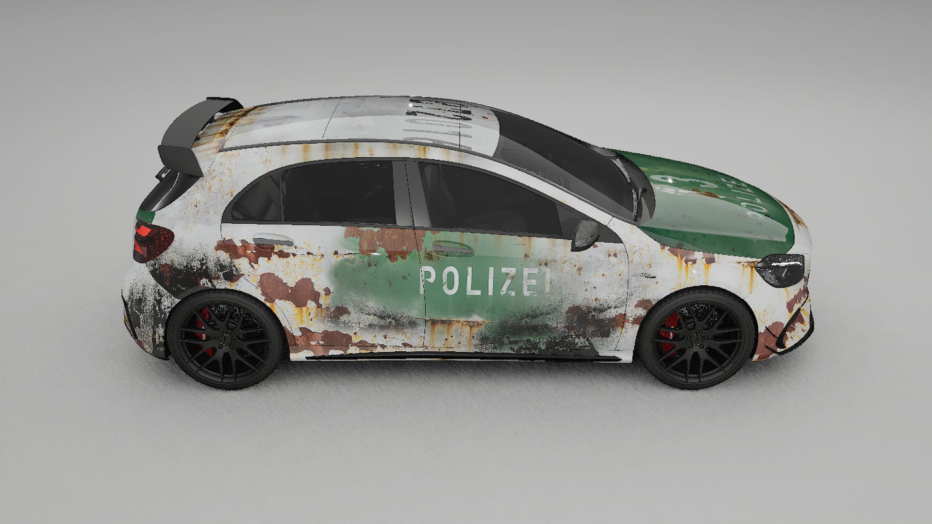 Mercedes A45 AMG W176 COBRA 11 – Designový Wrap PPF Fólie na auto - tisknutelný polyuretan