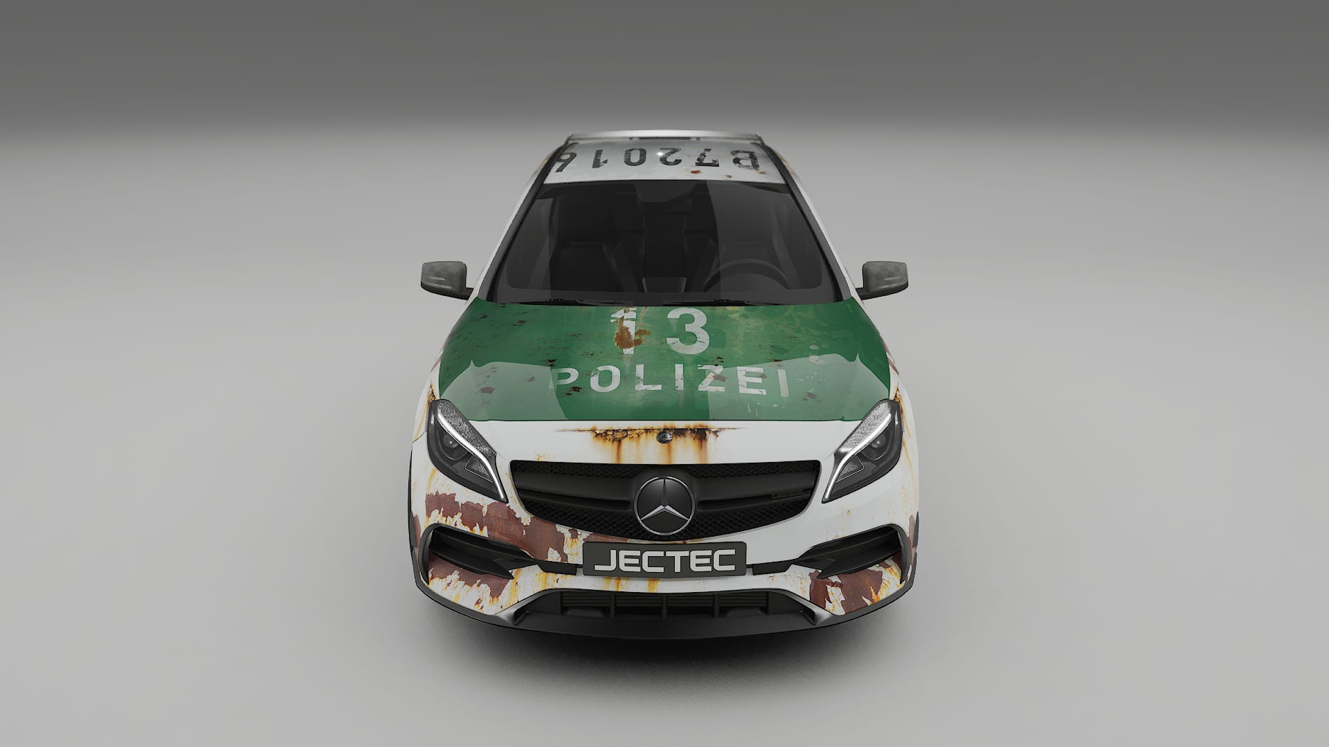 Mercedes A45 AMG W176 COBRA 11 – Designový Wrap PPF Fólie na auto - tisknutelný polyuretan