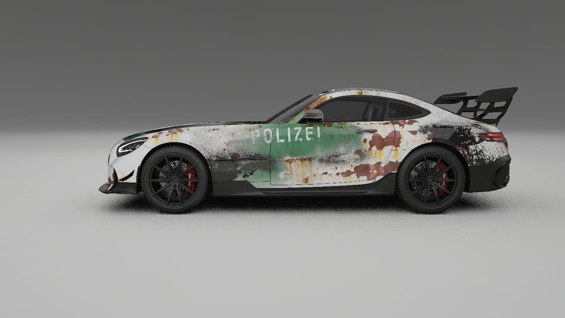 Mercedes AMG GT Black Series C192 Coupe COBRA 11 – Designový Wrap PPF Fólie na auto - tisknutelný polyuretan