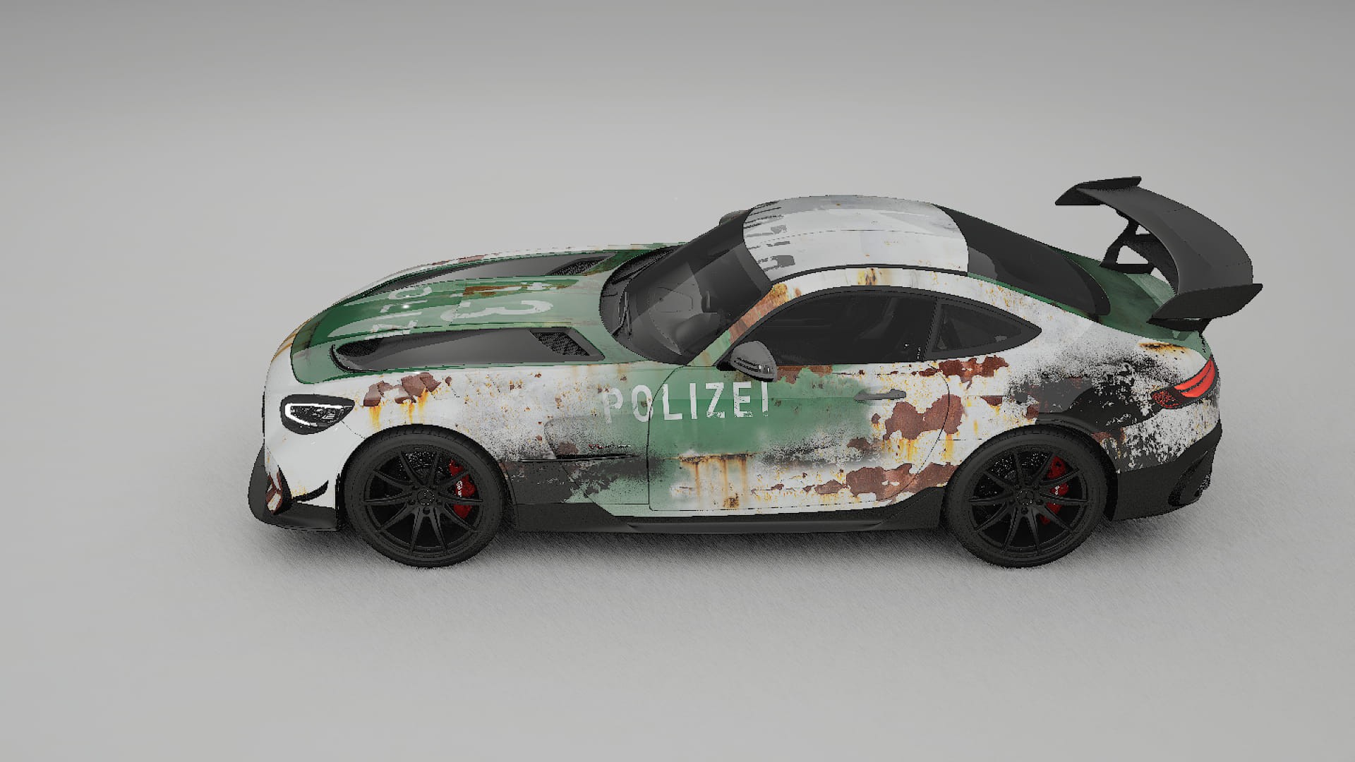 Mercedes AMG GT Black Series C192 Coupe COBRA 11 – Designový Wrap PPF Fólie na auto - tisknutelný polyuretan