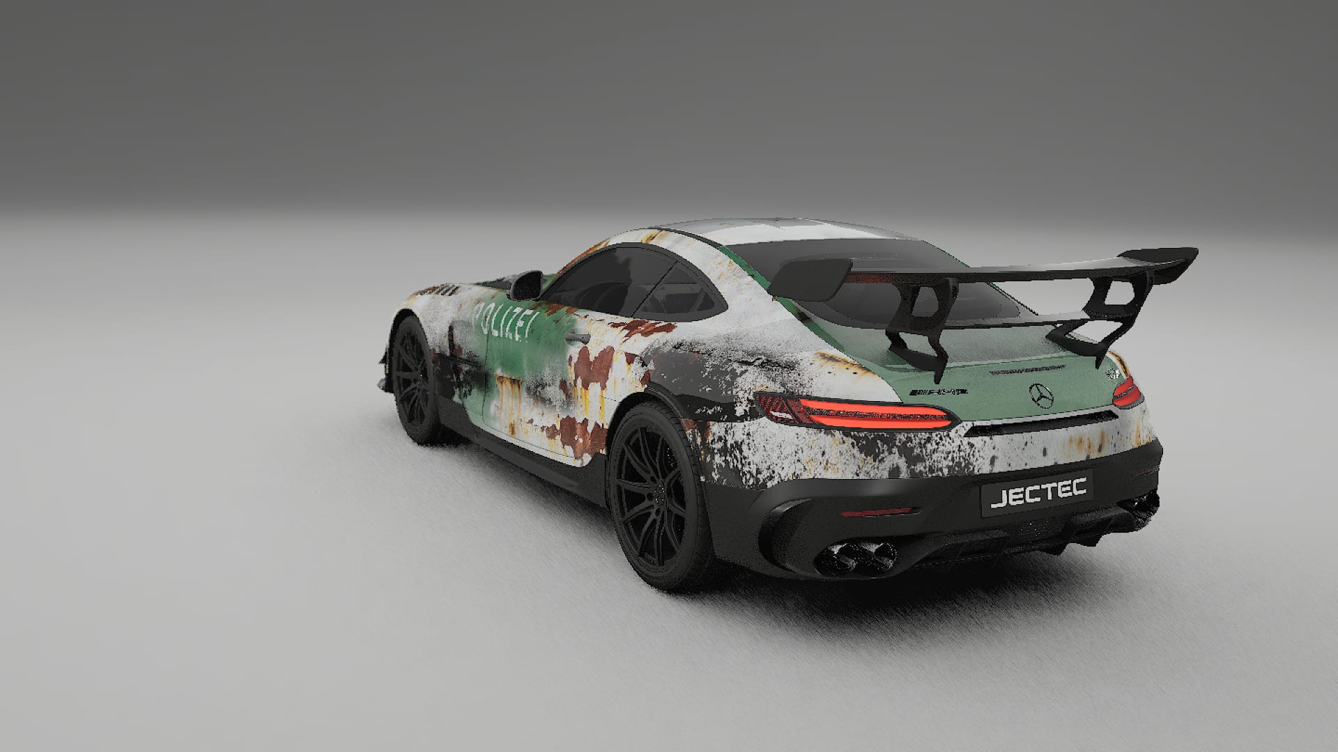 Mercedes AMG GT Black Series C192 Coupe COBRA 11 – Designový Wrap PPF Fólie na auto - tisknutelný polyuretan