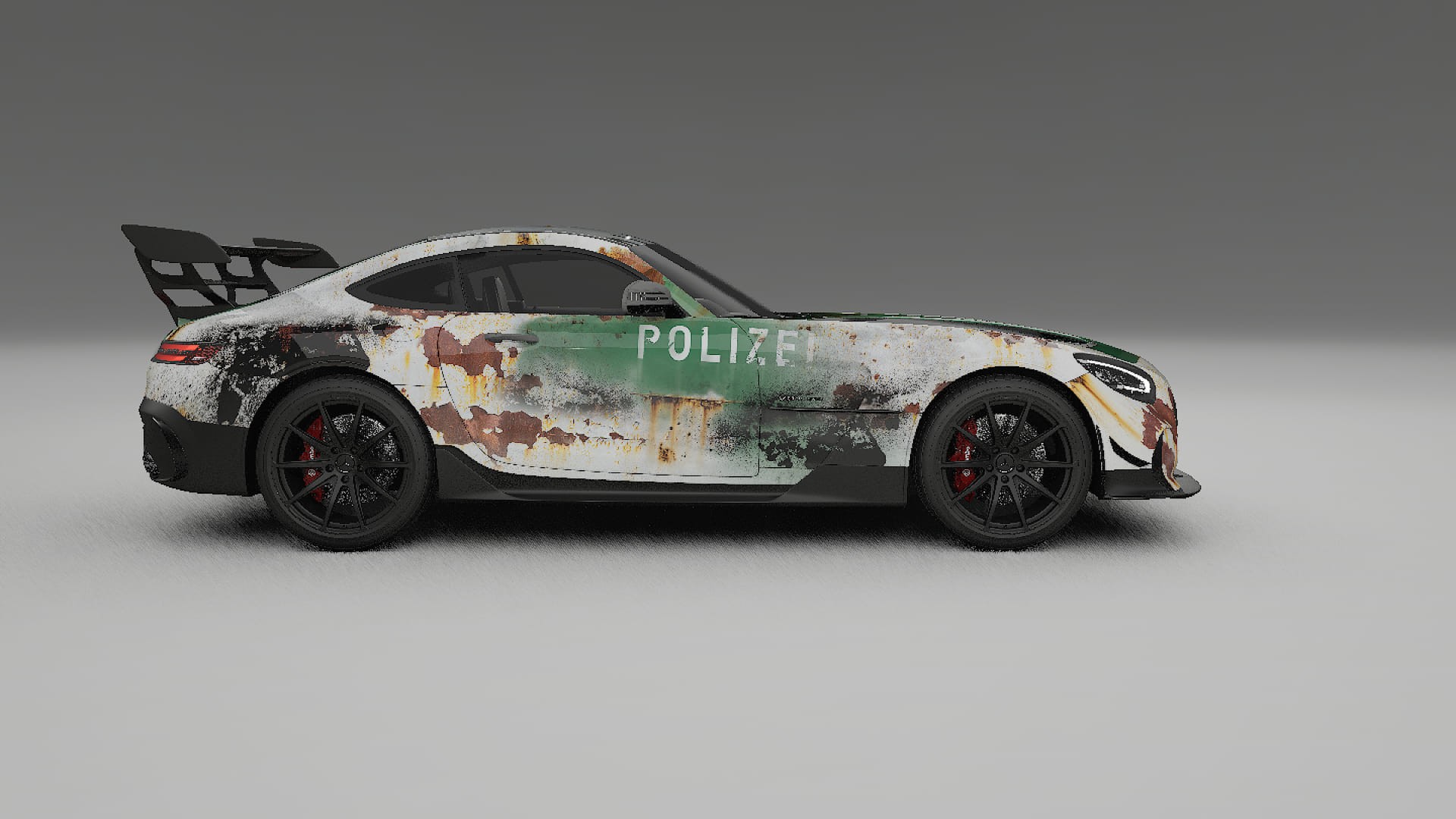Mercedes AMG GT Black Series C192 Coupe COBRA 11 – Designový Wrap PPF Fólie na auto - tisknutelný polyuretan