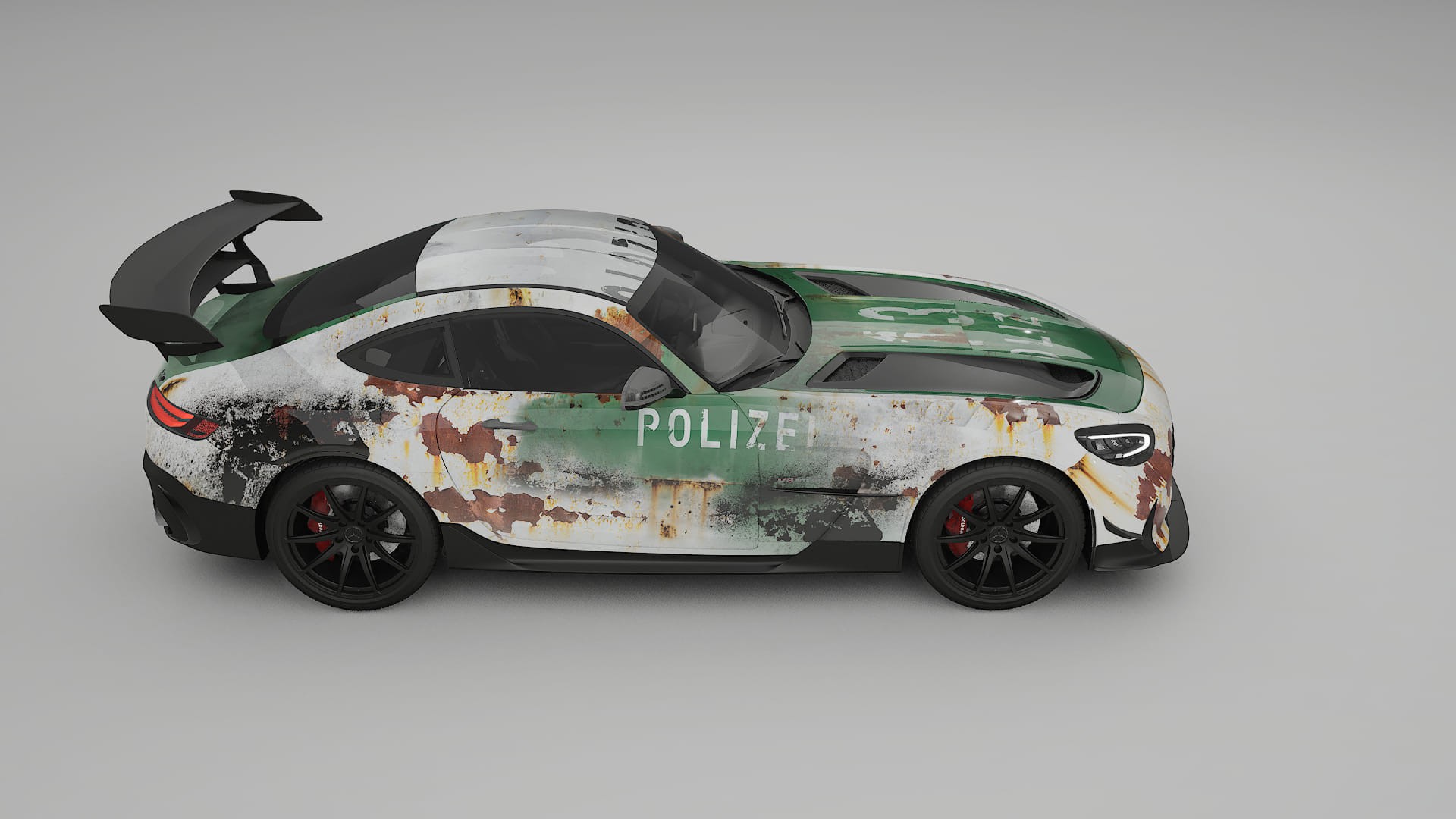 Mercedes AMG GT Black Series C192 Coupe COBRA 11 – Designový Wrap PPF Fólie na auto - tisknutelný polyuretan
