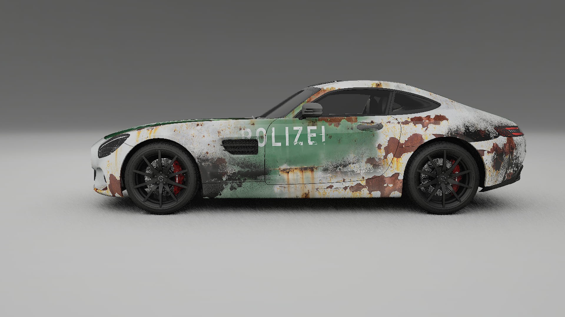 Mercedes AMG GT C190 Coupe COBRA 11 – Designový Wrap PPF Fólie na auto - tisknutelný polyuretan