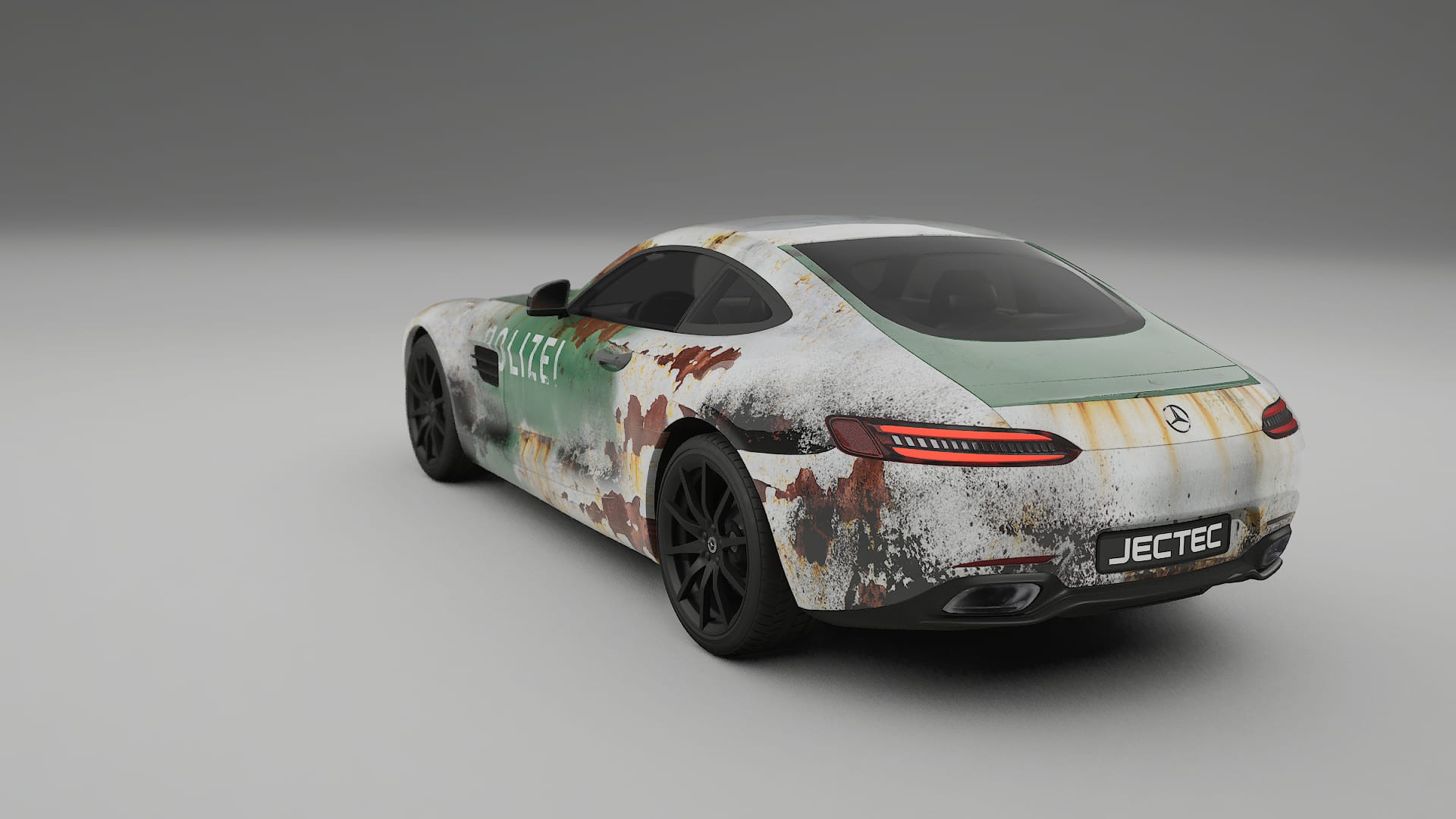 Mercedes AMG GT C190 Coupe COBRA 11 – Designový Wrap PPF Fólie na auto - tisknutelný polyuretan