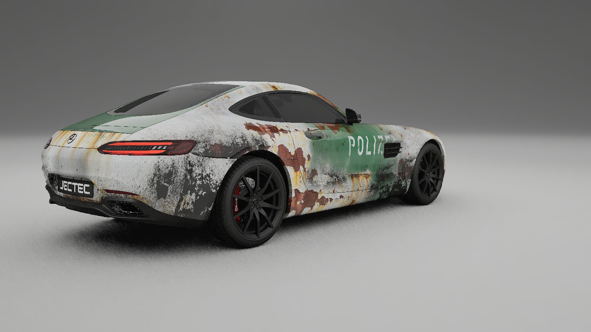 Mercedes AMG GT C190 Coupe COBRA 11 – Designový Wrap PPF Fólie na auto - tisknutelný polyuretan
