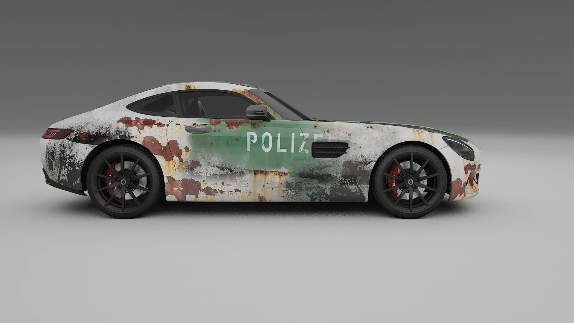Mercedes AMG GT C190 Coupe COBRA 11 – Designový Wrap PPF Fólie na auto - tisknutelný polyuretan