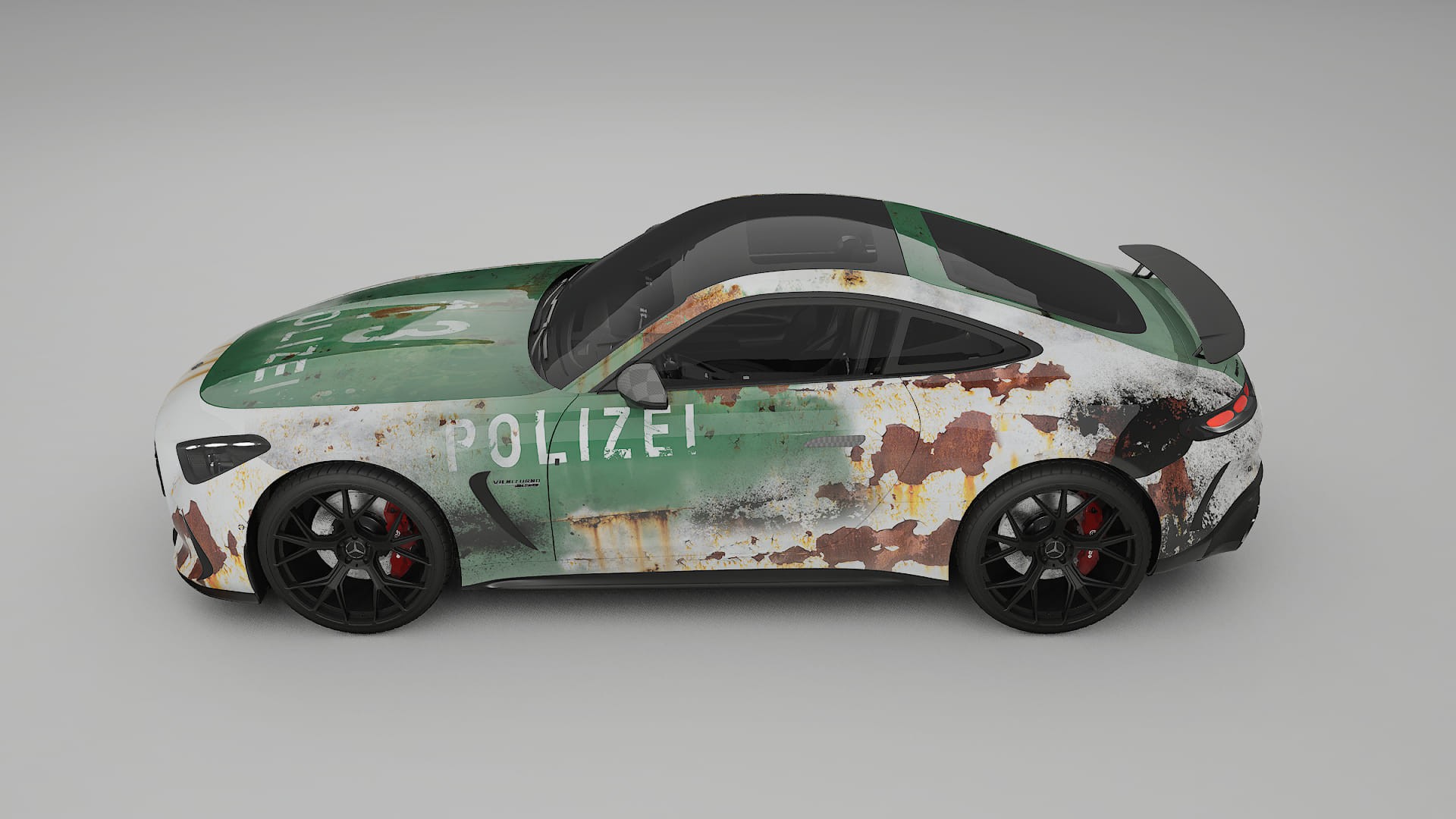 Mercedes AMG GT Coupe C192 COBRA 11 – Designový Wrap PPF Fólie na auto - tisknutelný polyuretan