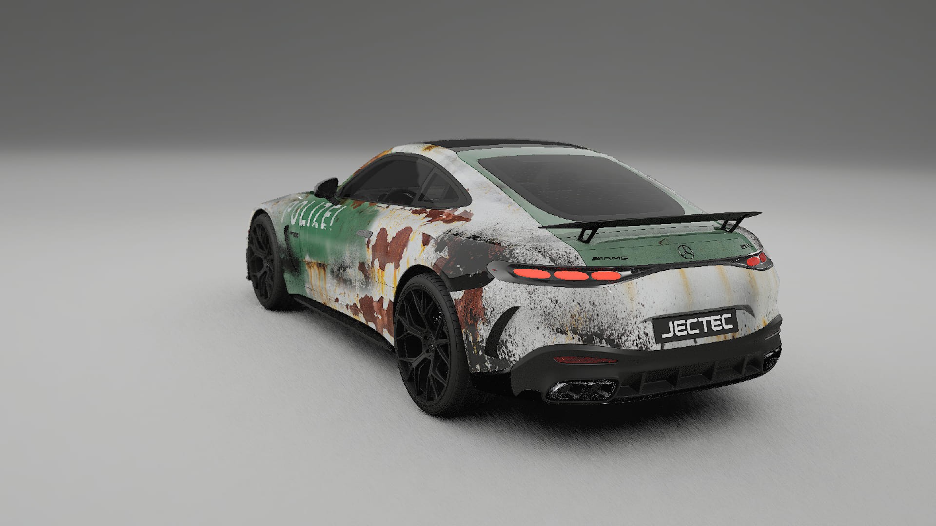 Mercedes AMG GT Coupe C192 COBRA 11 – Designový Wrap PPF Fólie na auto - tisknutelný polyuretan