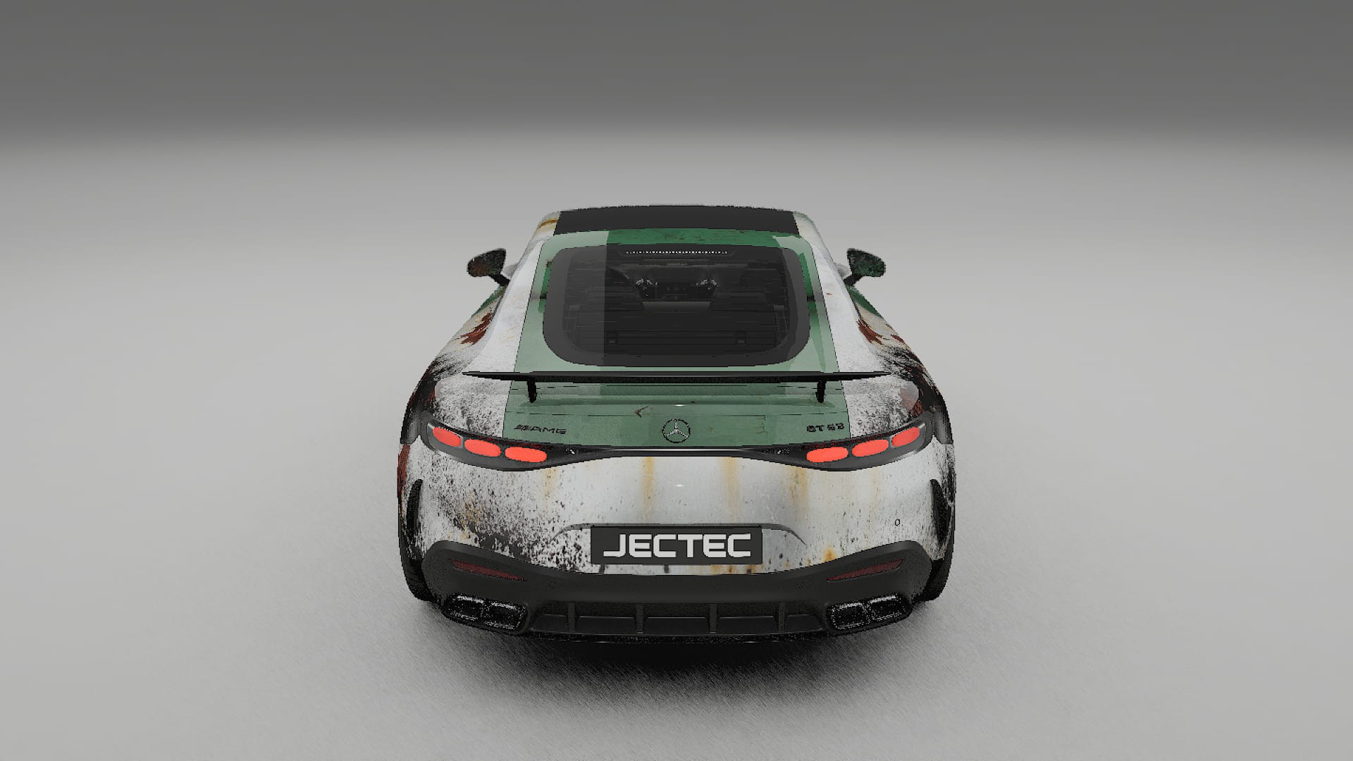 Mercedes AMG GT Coupe C192 COBRA 11 – Designový Wrap PPF Fólie na auto - tisknutelný polyuretan