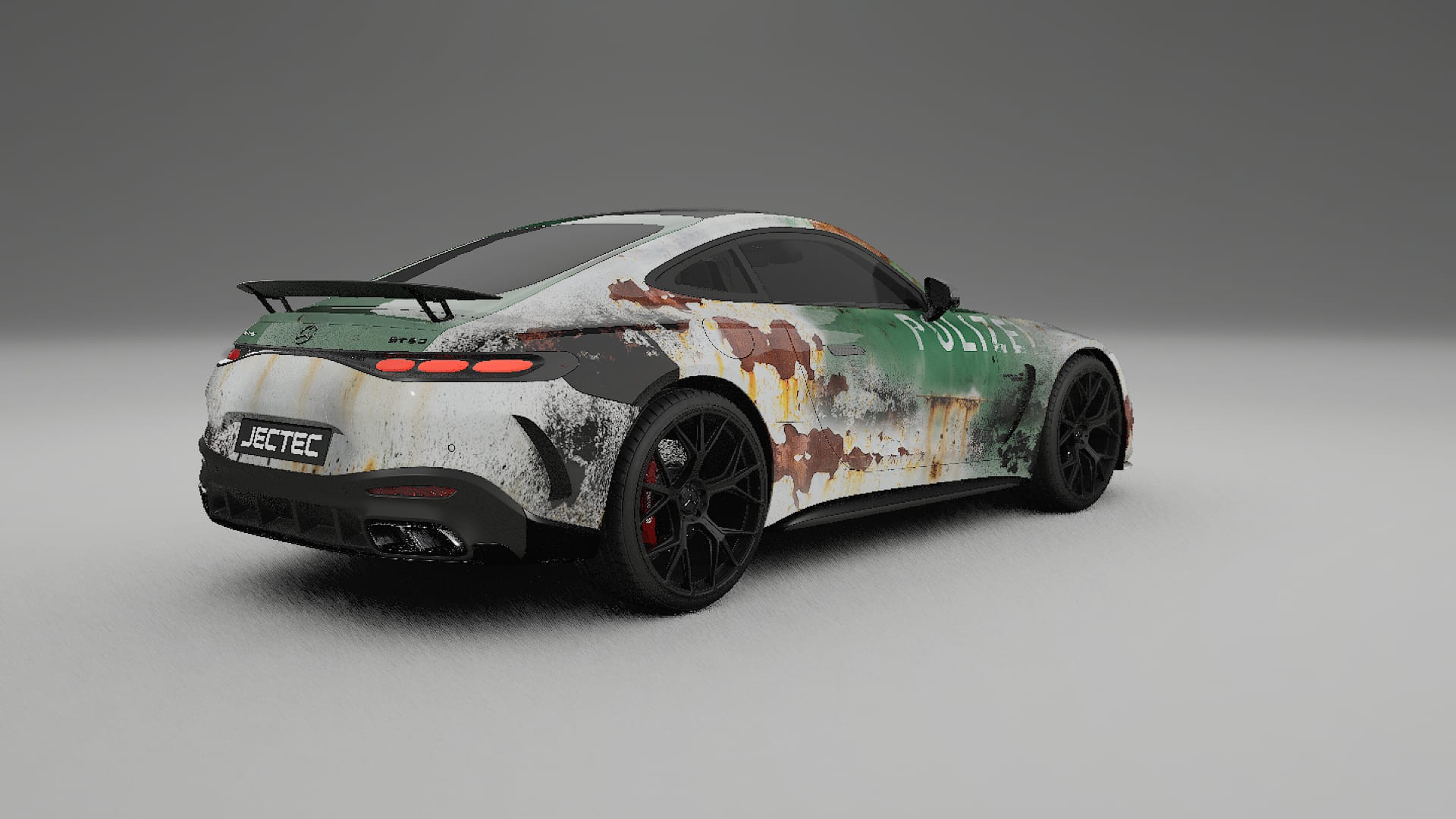 Mercedes AMG GT Coupe C192 COBRA 11 – Designový Wrap PPF Fólie na auto - tisknutelný polyuretan