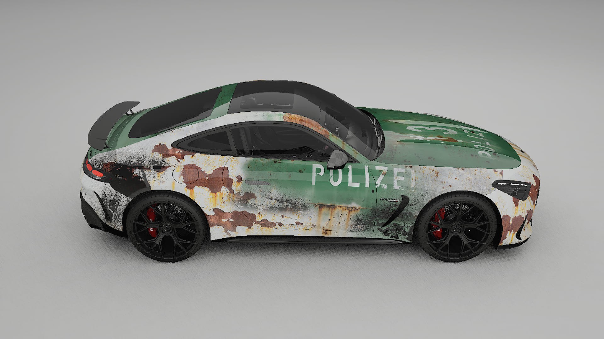 Mercedes AMG GT Coupe C192 COBRA 11 – Designový Wrap PPF Fólie na auto - tisknutelný polyuretan