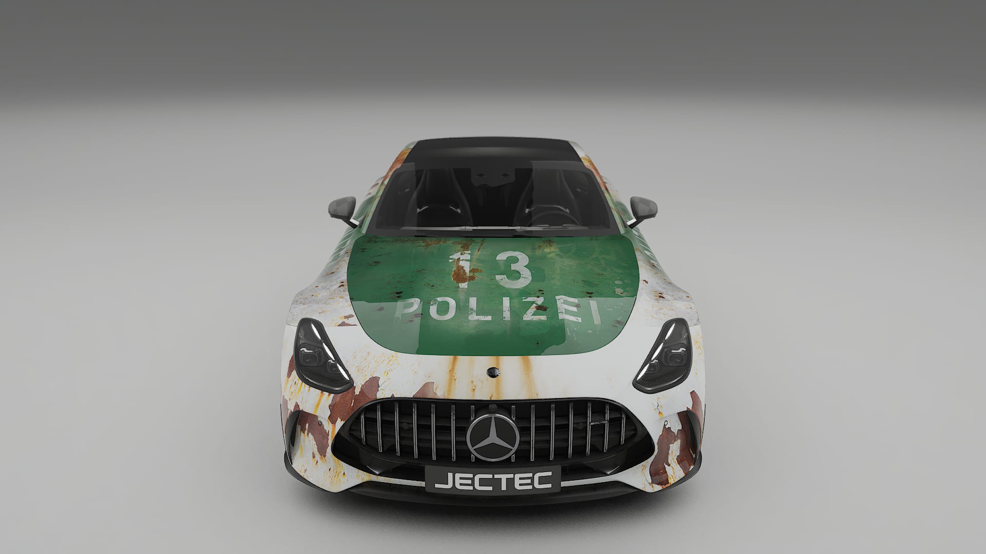 Mercedes AMG GT Coupe C192 COBRA 11 – Designový Wrap PPF Fólie na auto - tisknutelný polyuretan