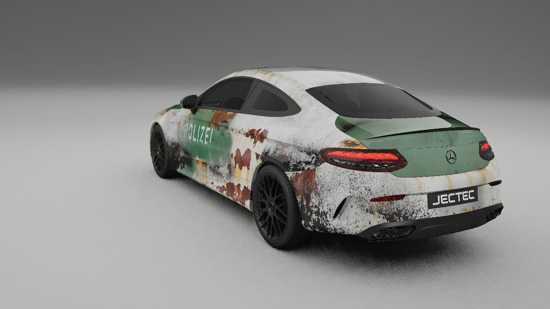 Mercedes C63 AMG W205 Coupe COBRA 11 – Designový Wrap PPF Fólie na auto - tisknutelný polyuretan