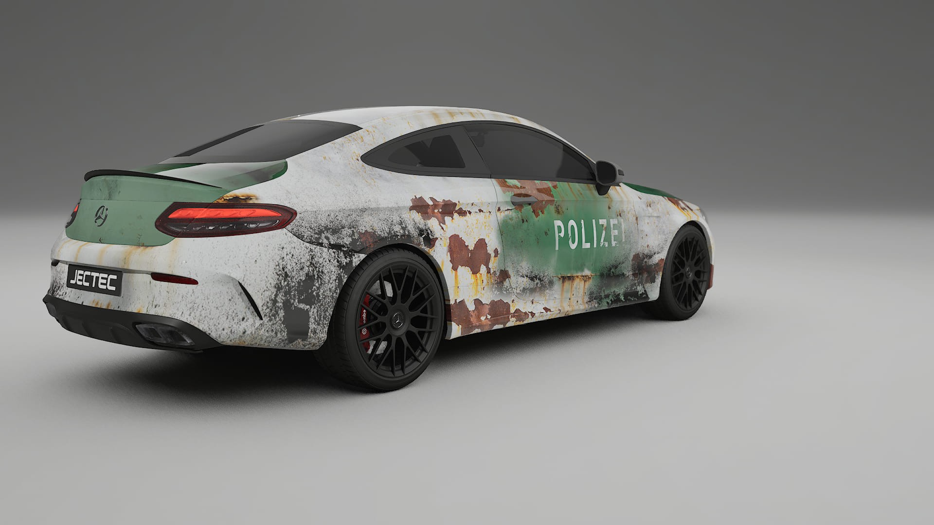 Mercedes C63 AMG W205 Coupe COBRA 11 – Designový Wrap PPF Fólie na auto - tisknutelný polyuretan