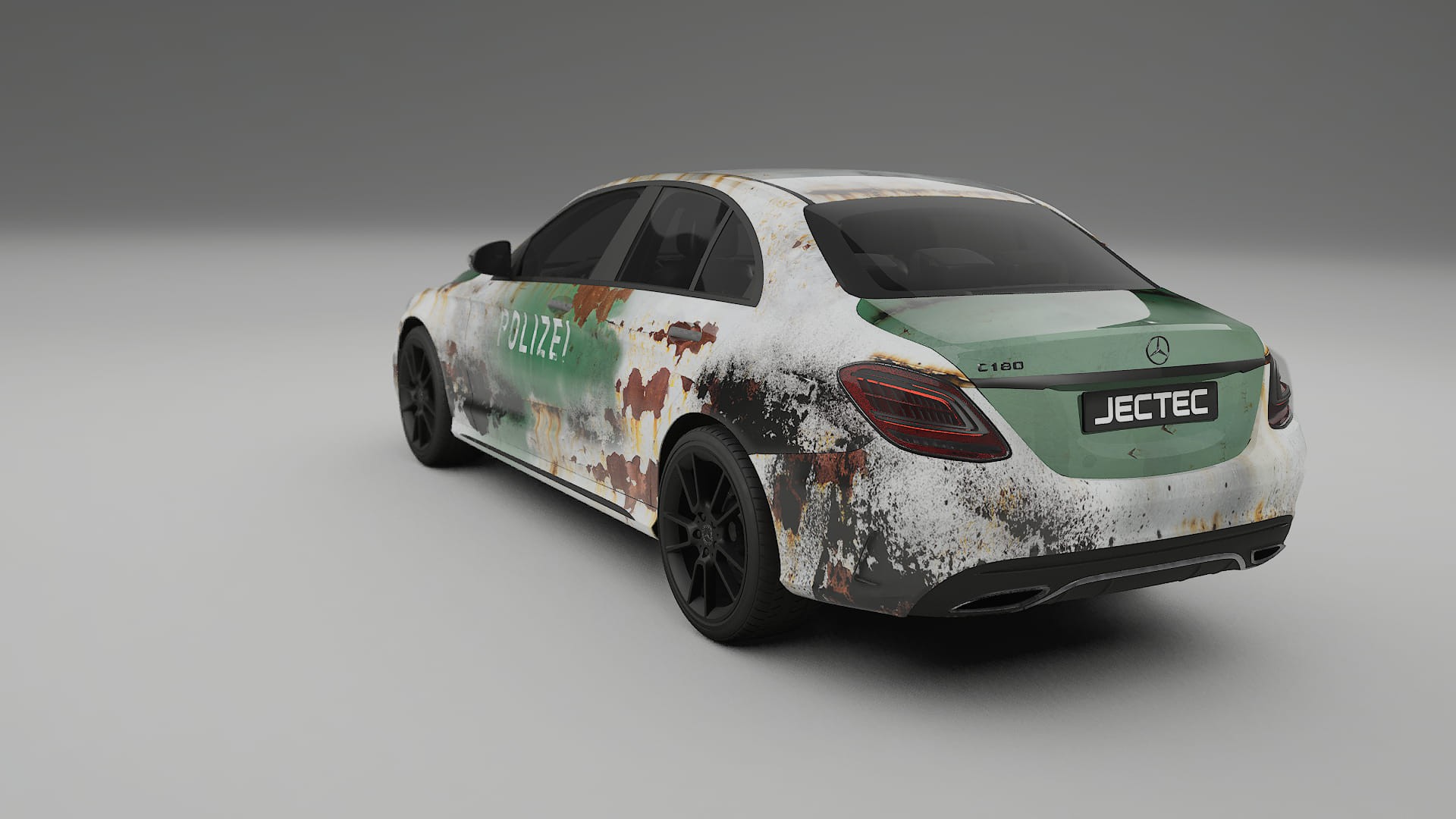 Mercedes C-class W205 AMG sedan COBRA 11 – Designový Wrap PPF Fólie na auto - tisknutelný polyuretan