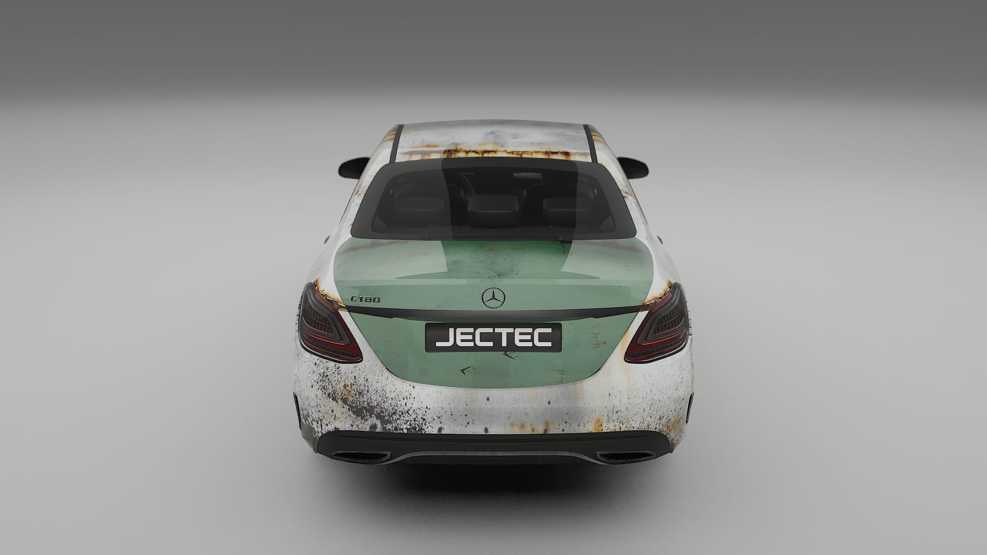 Mercedes C-class W205 AMG sedan COBRA 11 – Designový Wrap PPF Fólie na auto - tisknutelný polyuretan