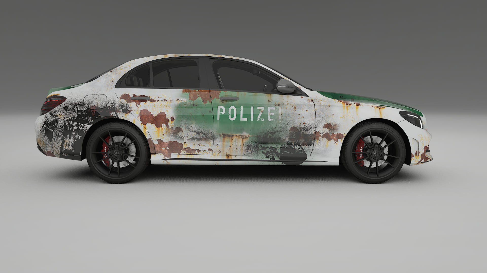 Mercedes C-class W205 AMG sedan COBRA 11 – Designový Wrap PPF Fólie na auto - tisknutelný polyuretan