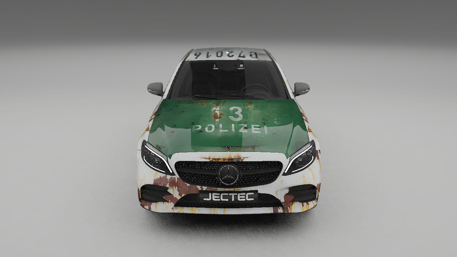 Mercedes C-class W205 AMG sedan COBRA 11 – Designový Wrap PPF Fólie na auto - tisknutelný polyuretan