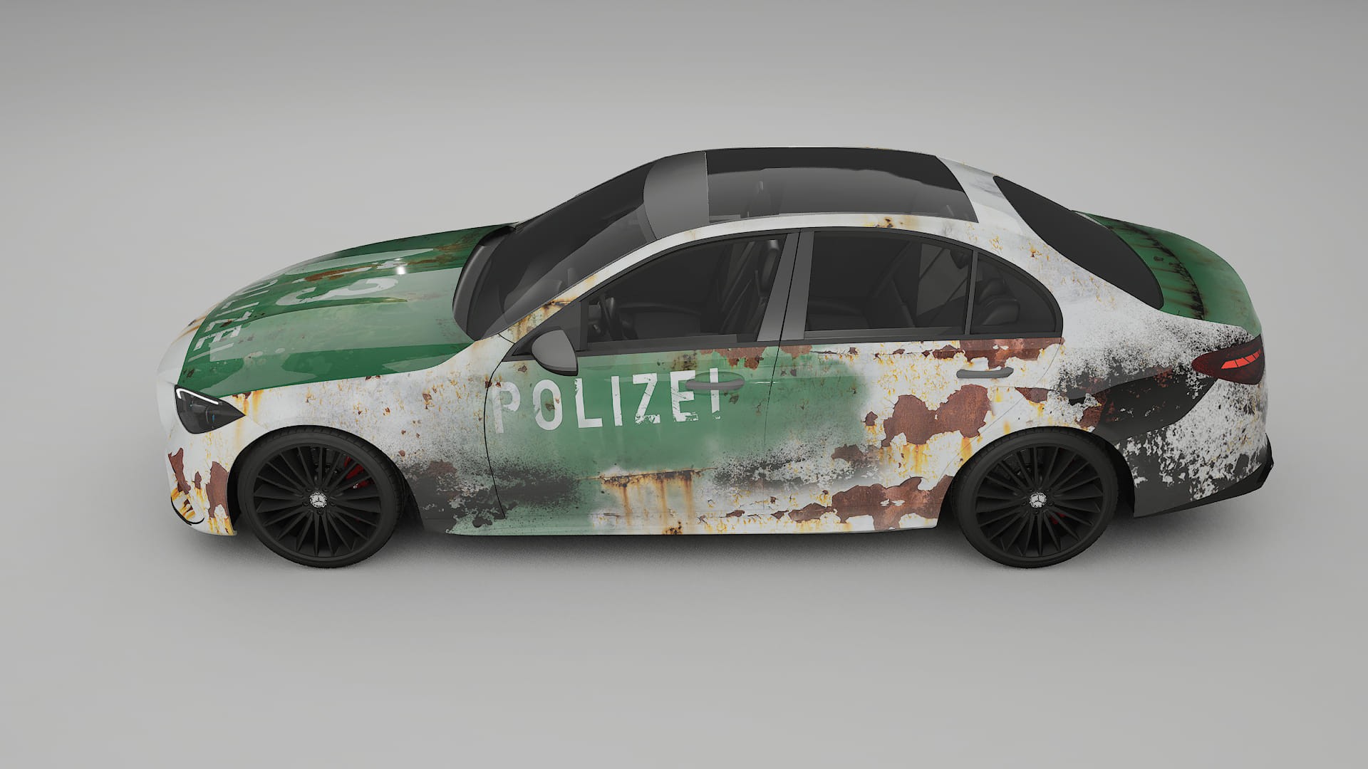 Mercedes C-class W206 COBRA 11 – Designový Wrap PPF Fólie na auto - tisknutelný polyuretan