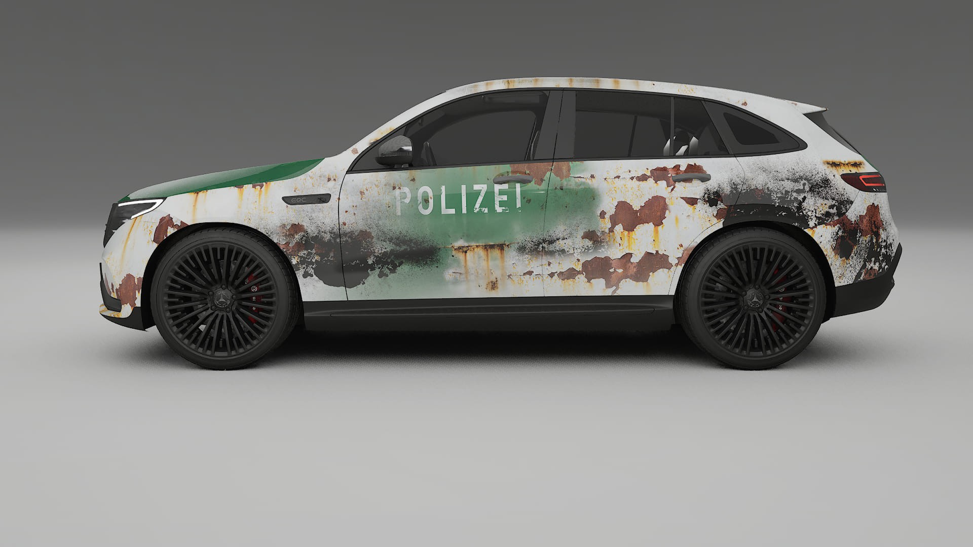 Mercedes EQC AMG COBRA 11 – Designový Wrap PPF Fólie na auto - tisknutelný polyuretan