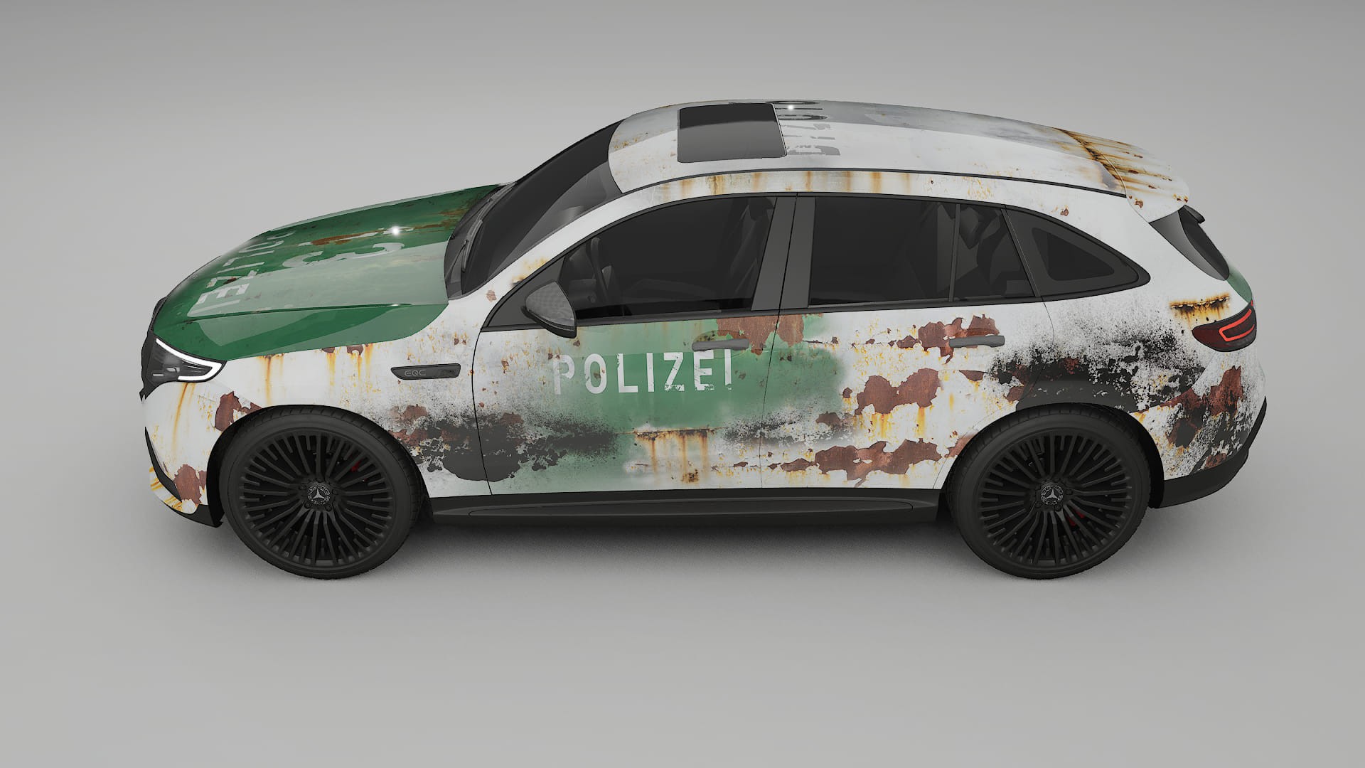 Mercedes EQC AMG COBRA 11 – Designový Wrap PPF Fólie na auto - tisknutelný polyuretan