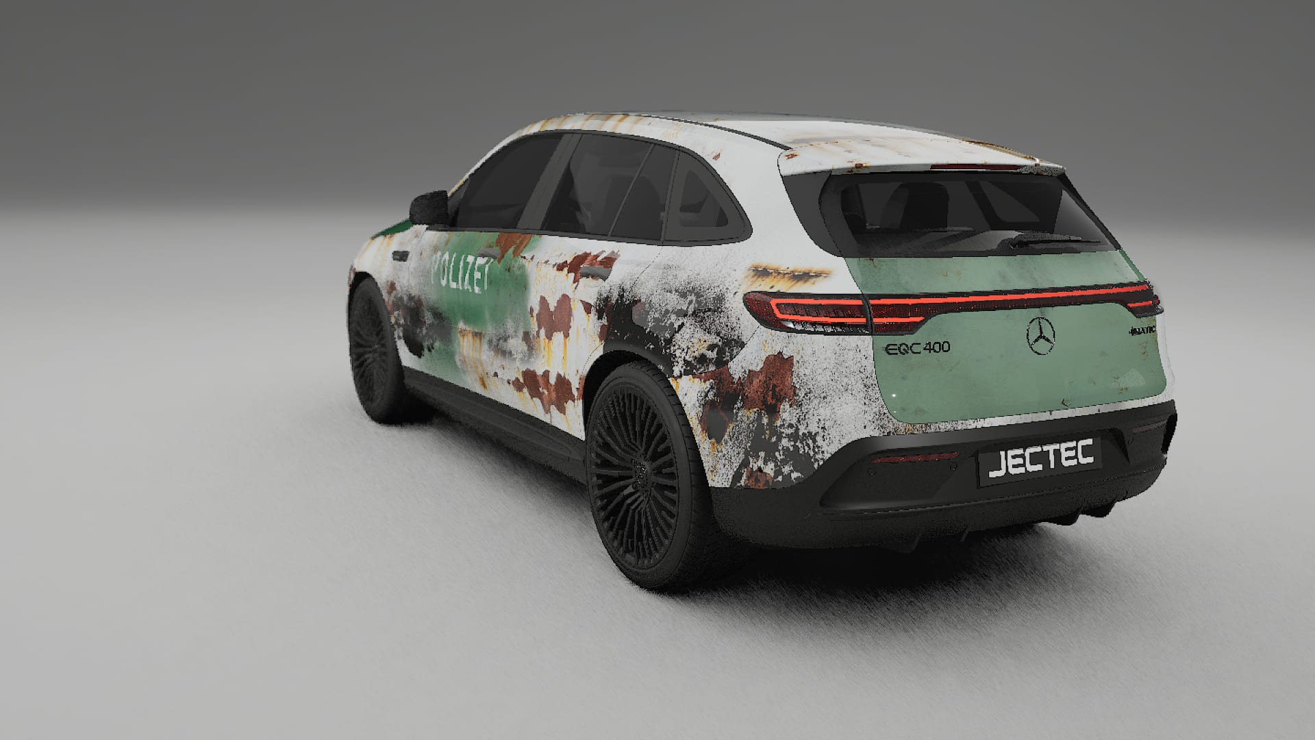 Mercedes EQC AMG COBRA 11 – Designový Wrap PPF Fólie na auto - tisknutelný polyuretan