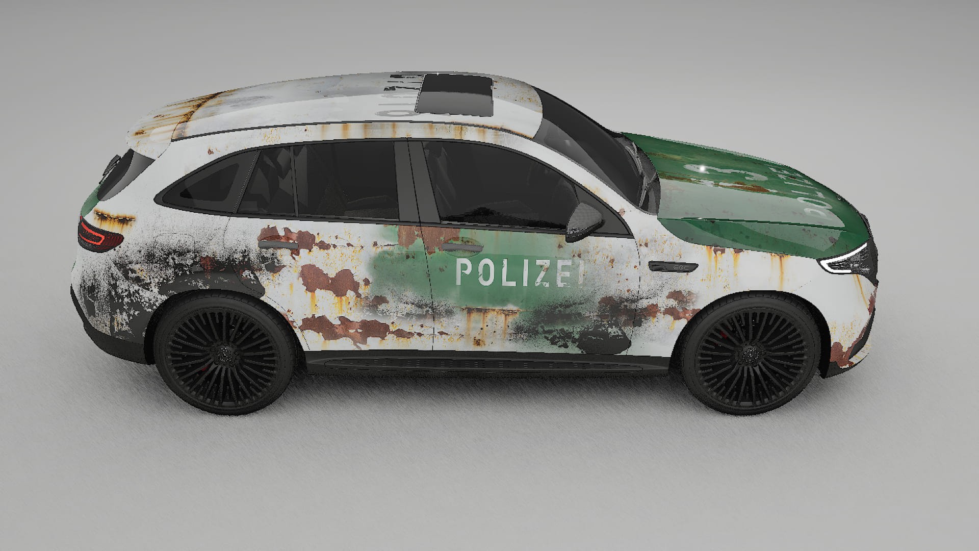 Mercedes EQC AMG COBRA 11 – Designový Wrap PPF Fólie na auto - tisknutelný polyuretan