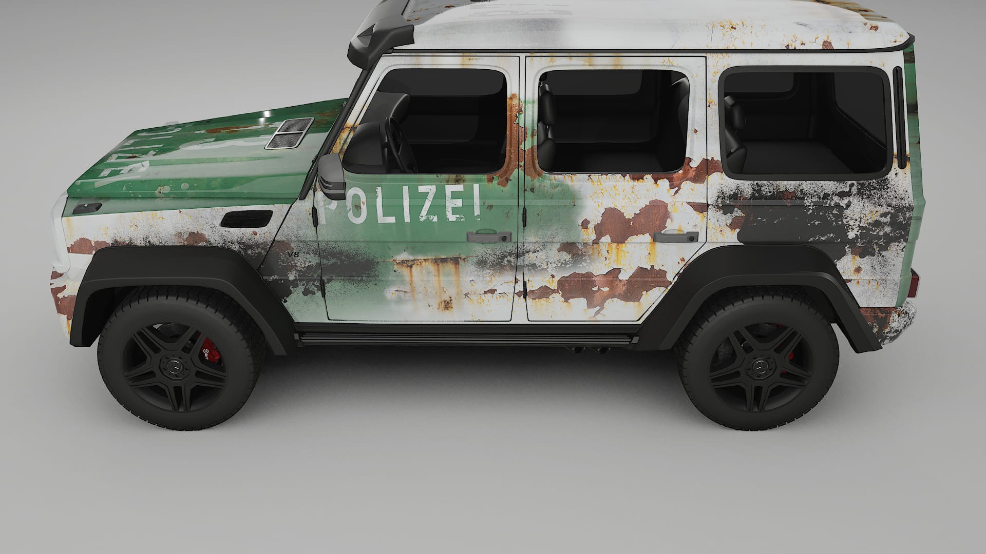 Mercedes G-class 4x4 W463 COBRA 11 – Designový Wrap PPF Fólie na auto - tisknutelný polyuretan