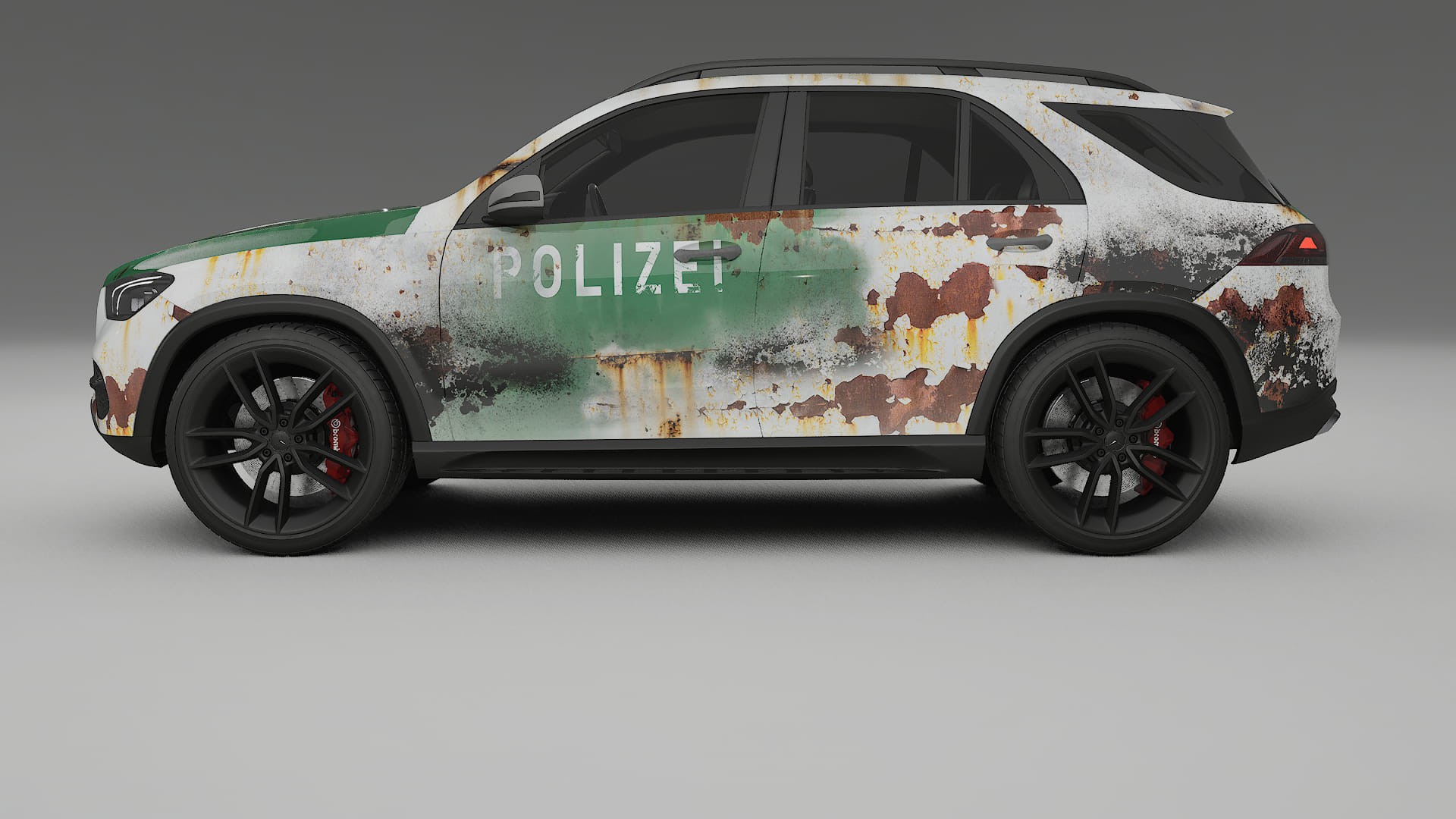 Mercedes GLE W167 COBRA 11 – Designový Wrap PPF Fólie na auto - tisknutelný polyuretan