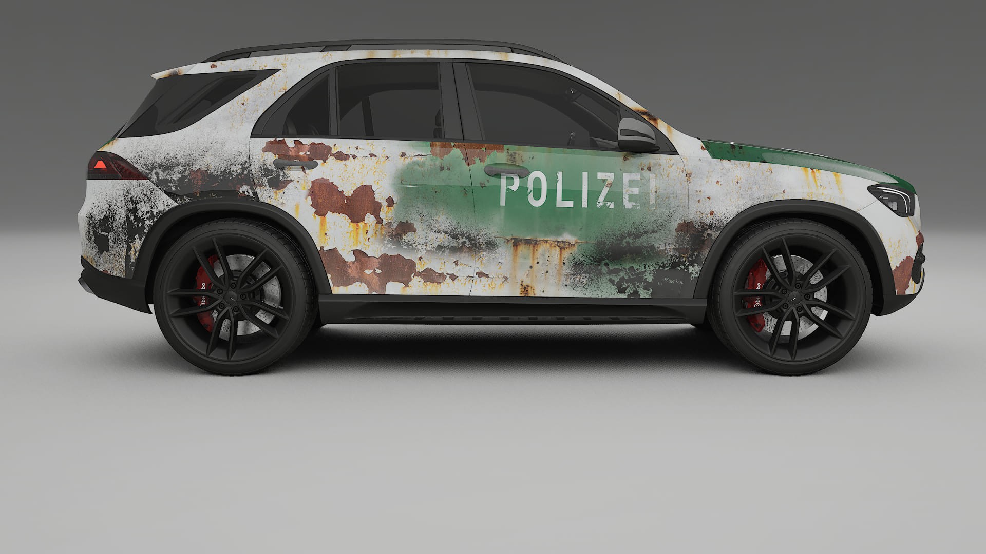 Mercedes GLE W167 COBRA 11 – Designový Wrap PPF Fólie na auto - tisknutelný polyuretan