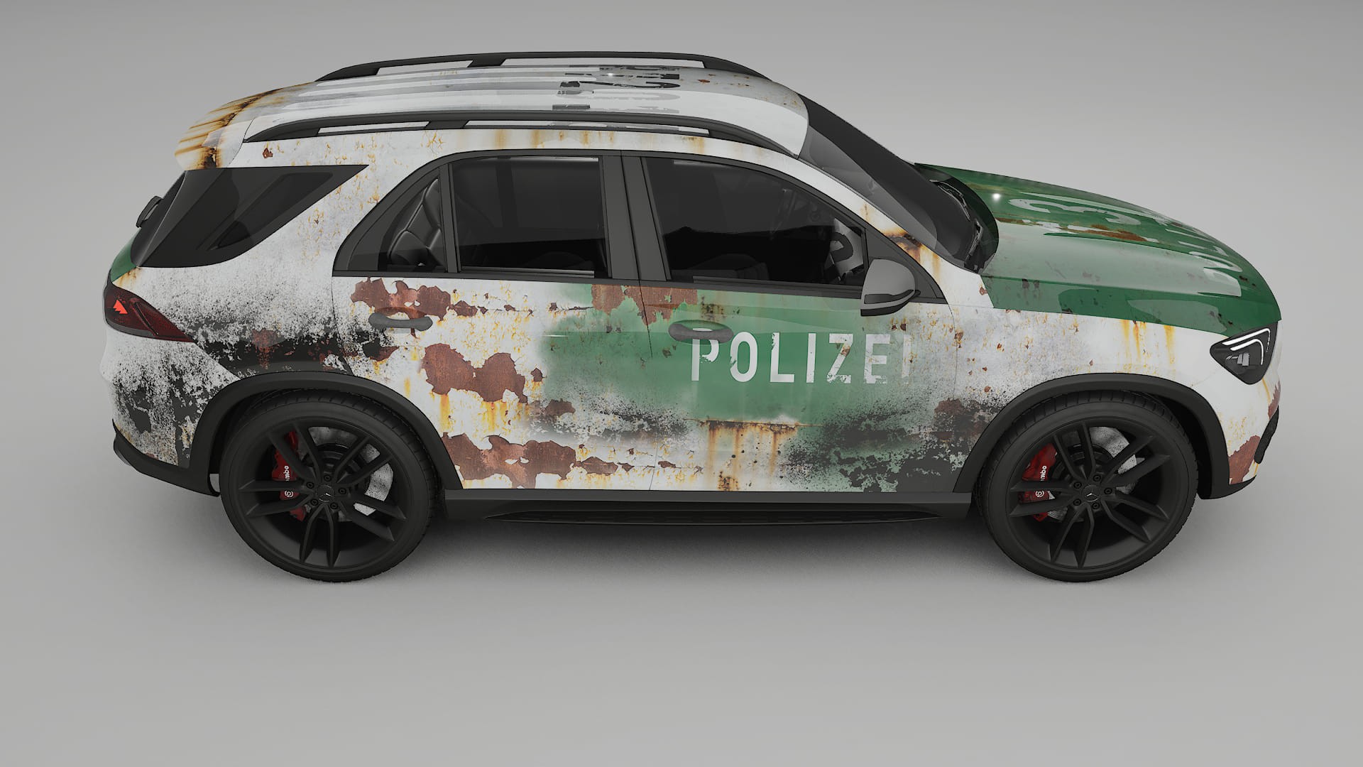 Mercedes GLE W167 COBRA 11 – Designový Wrap PPF Fólie na auto - tisknutelný polyuretan