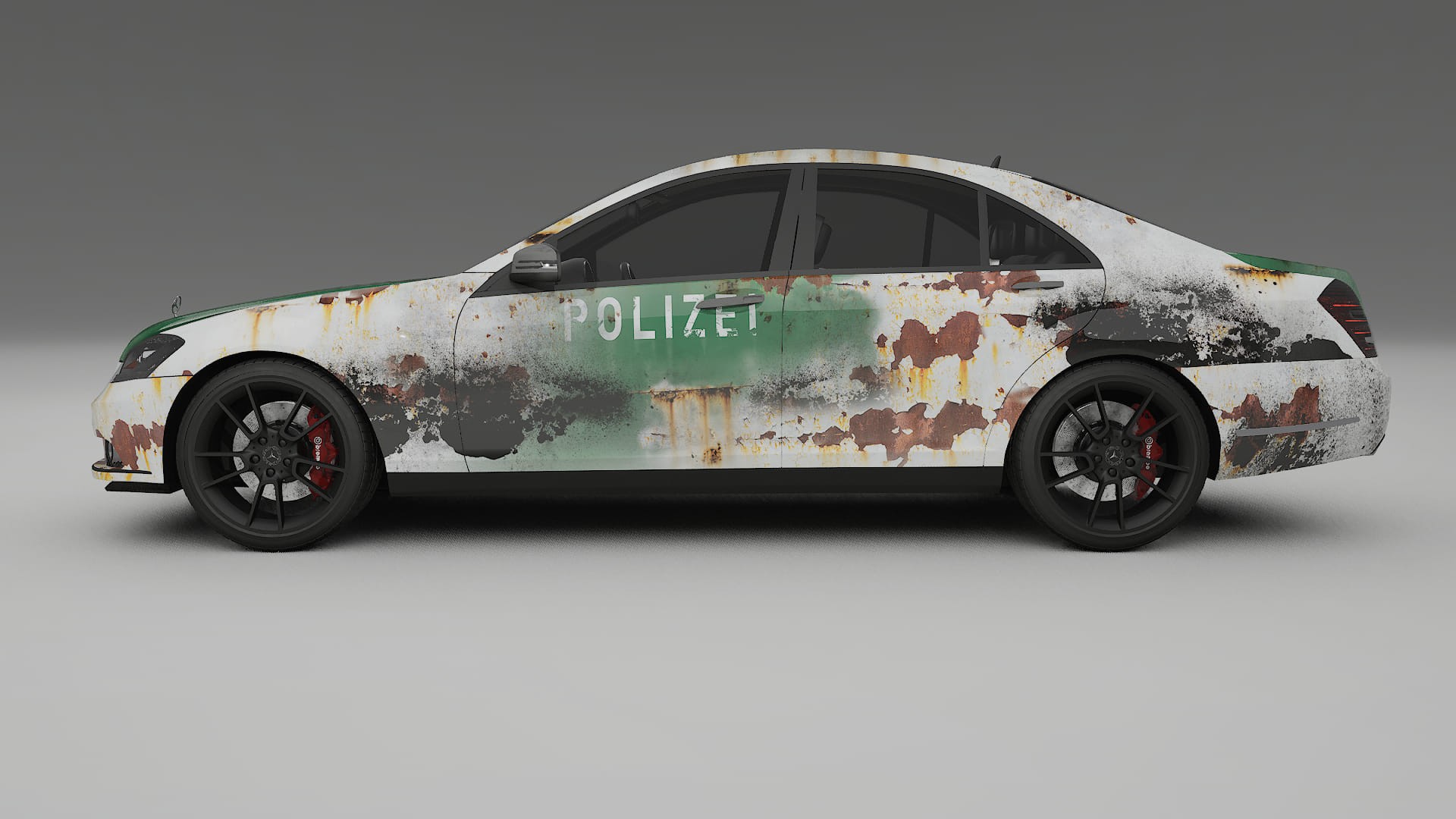 Mercedes S-class W221 facelift COBRA 11 – Designový Wrap PPF Fólie na auto - tisknutelný polyuretan