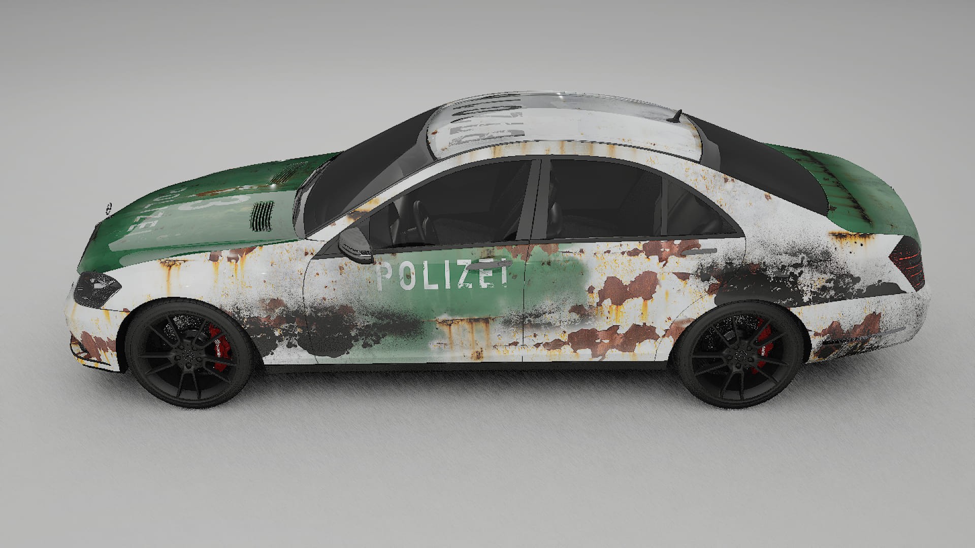 Mercedes S-class W221 facelift COBRA 11 – Designový Wrap PPF Fólie na auto - tisknutelný polyuretan