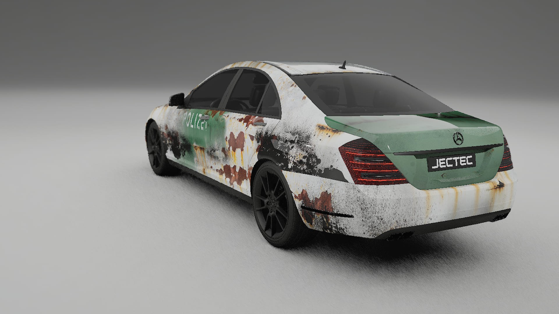 Mercedes S-class W221 facelift COBRA 11 – Designový Wrap PPF Fólie na auto - tisknutelný polyuretan