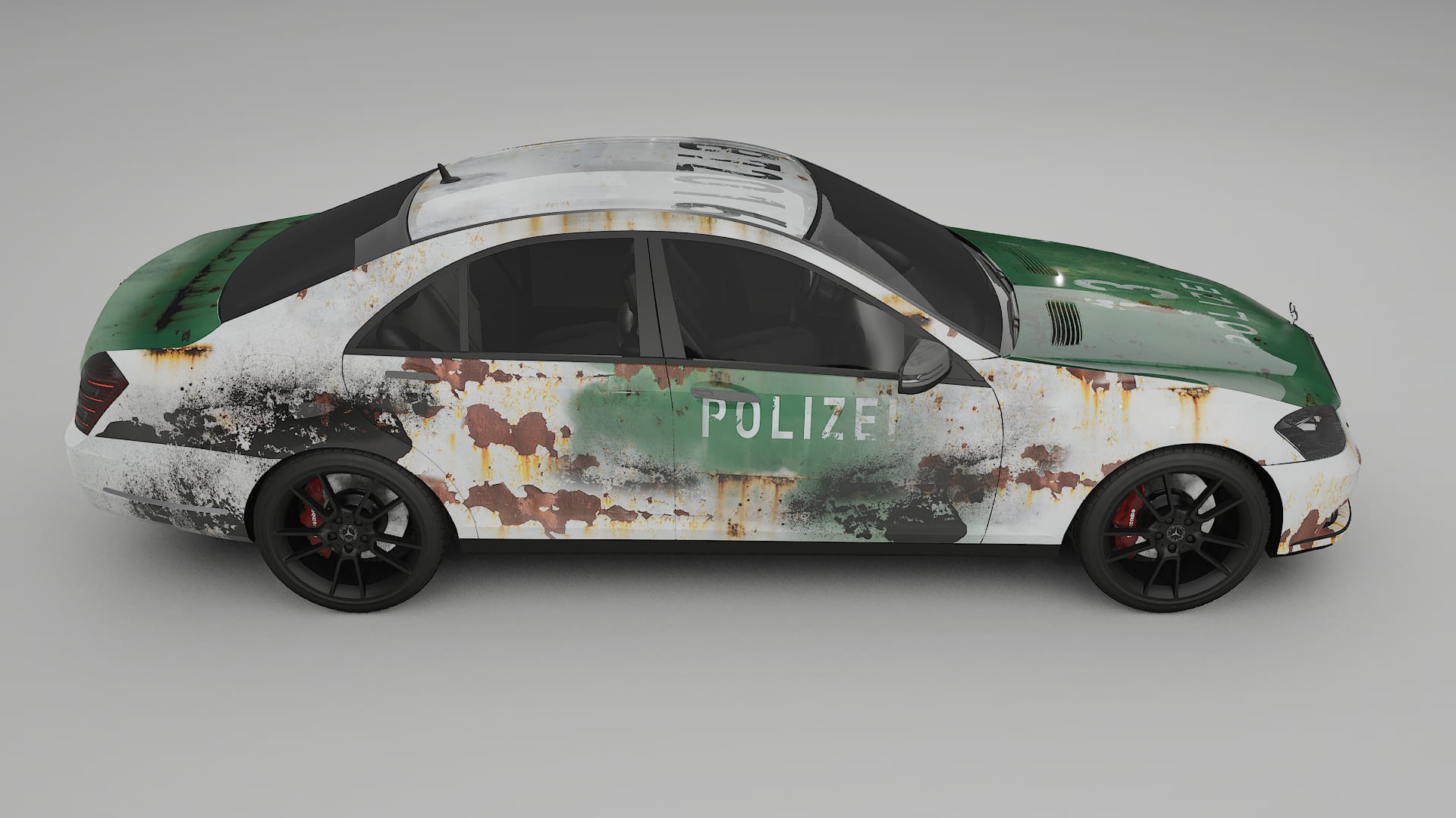 Mercedes S-class W221 facelift COBRA 11 – Designový Wrap PPF Fólie na auto - tisknutelný polyuretan