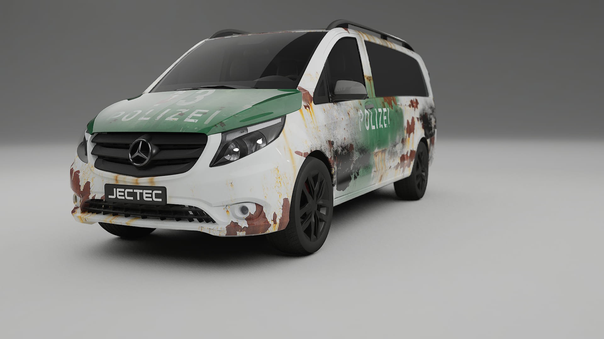 Mercedes Vito Short W447 prefacelift COBRA 11 – Designový Wrap PPF Fólie na auto - tisknutelný polyuretan